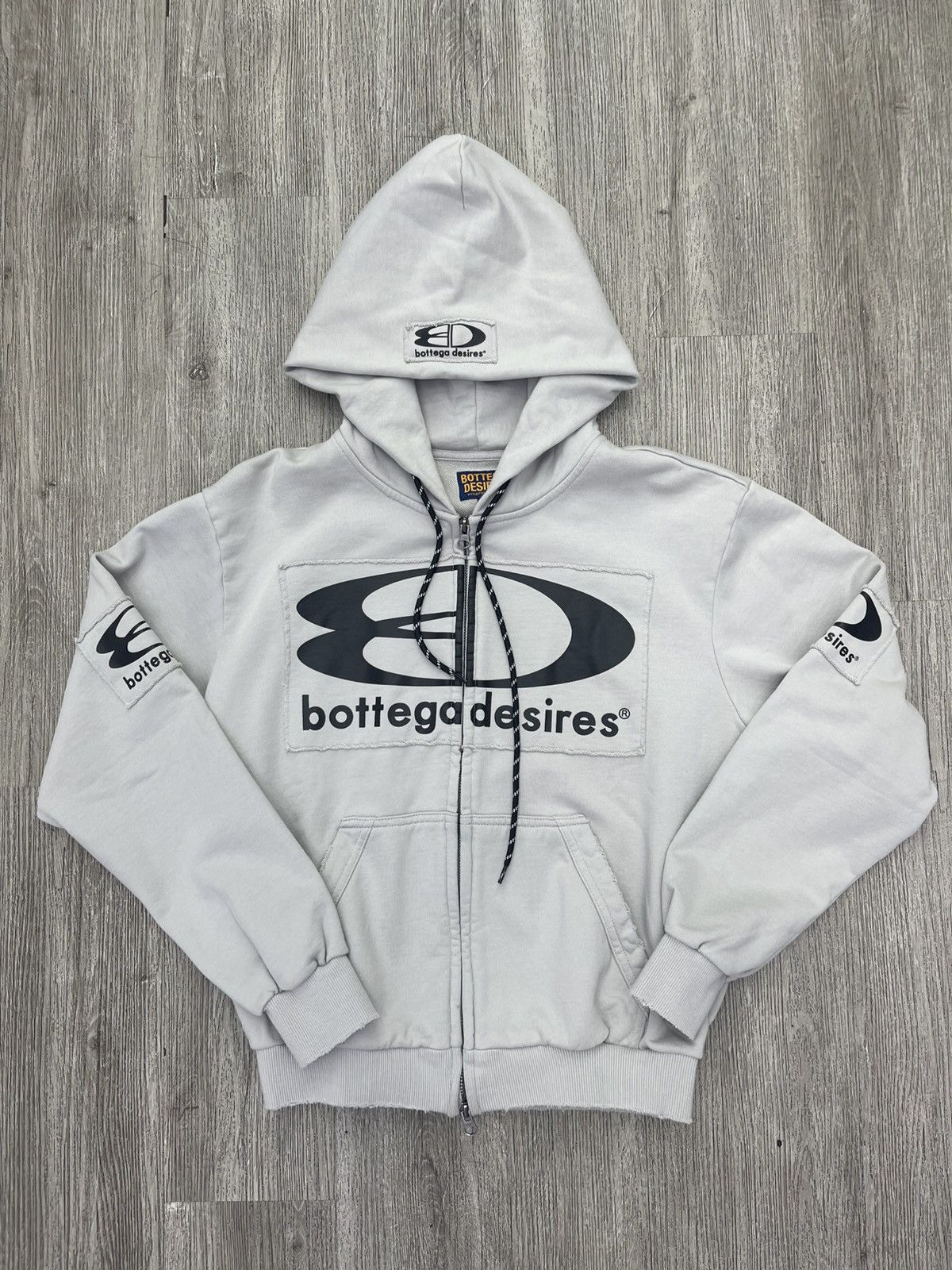 Bottega Desires Bottega Desires Grey hoodie Size US S / EU 44-46 / 1 - 1 Thumbnail
