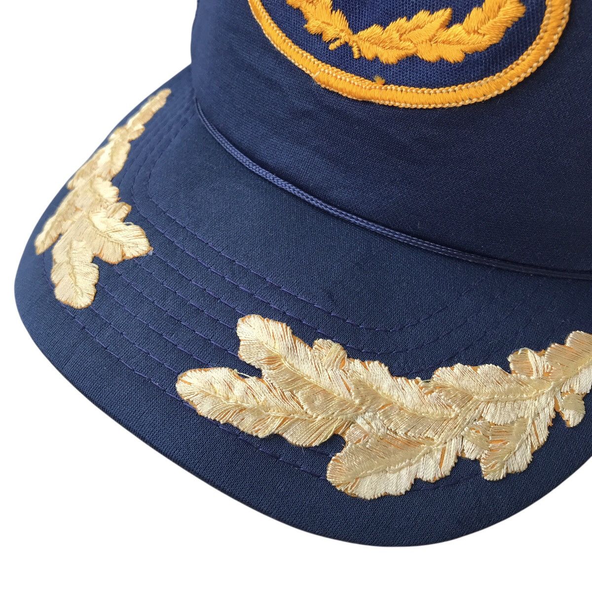 Vintage Captain Vintage 1980s Military Unisex Trucker Cap Size ONE SIZE - 3 Thumbnail