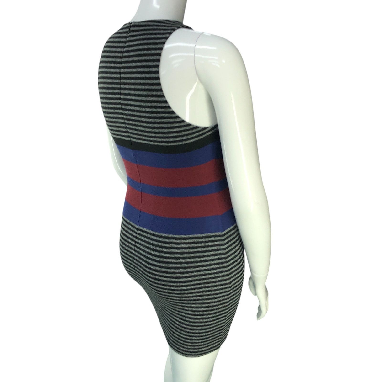 Amanda Uprichard Amanda Uprichard Size M Dress Knit Bodycon Sleeveless Stripe Size M / US 6-8 / IT 42-44 - 8 Thumbnail