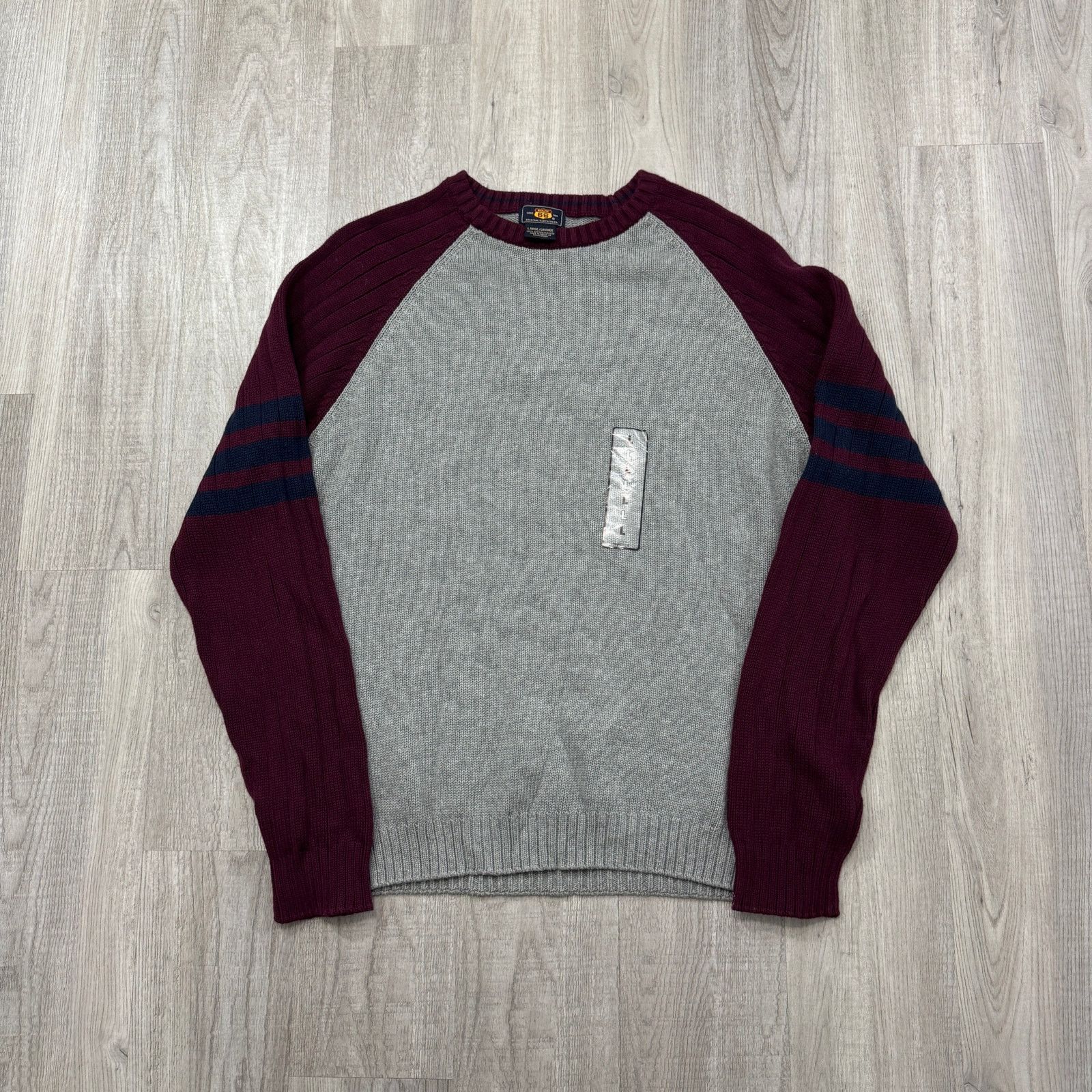 Vintage Vintage Route 66 Sweater Men's Large Gray Red Knit Crewneck Size US L / EU 52-54 / 3 - 1 Thumbnail