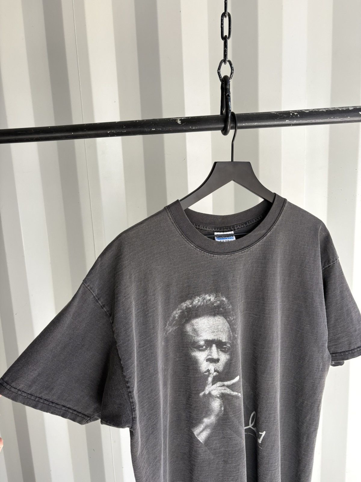 Band Tees Vintage Jazz Miles Davis Shirt Distressed Shirt Grunge Band Size US XL / EU 56 / 4 - 4 Thumbnail
