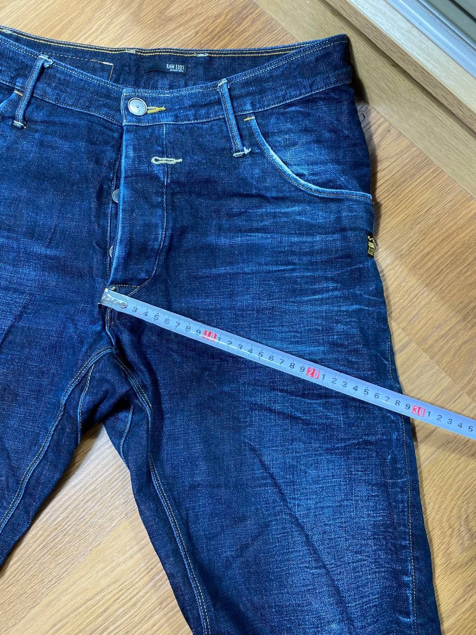 G-Star Crazy Crash Dirty Baggy Faded Jean Japan Avant Garde Style Size US 31 - 13 Thumbnail