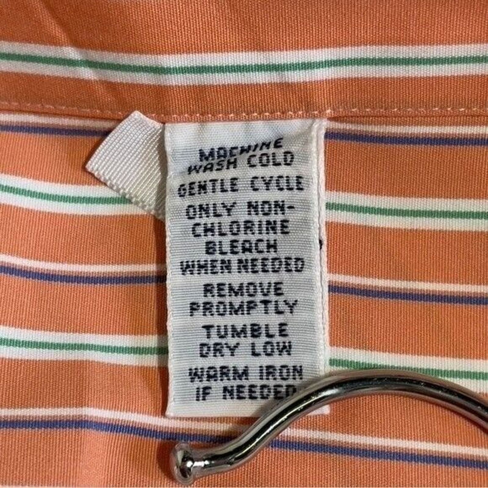 Ralph Lauren Ralph Lauren Mens Custom Fit Button Down Orange Large Size US L / EU 52-54 / 3 - 7 Thumbnail
