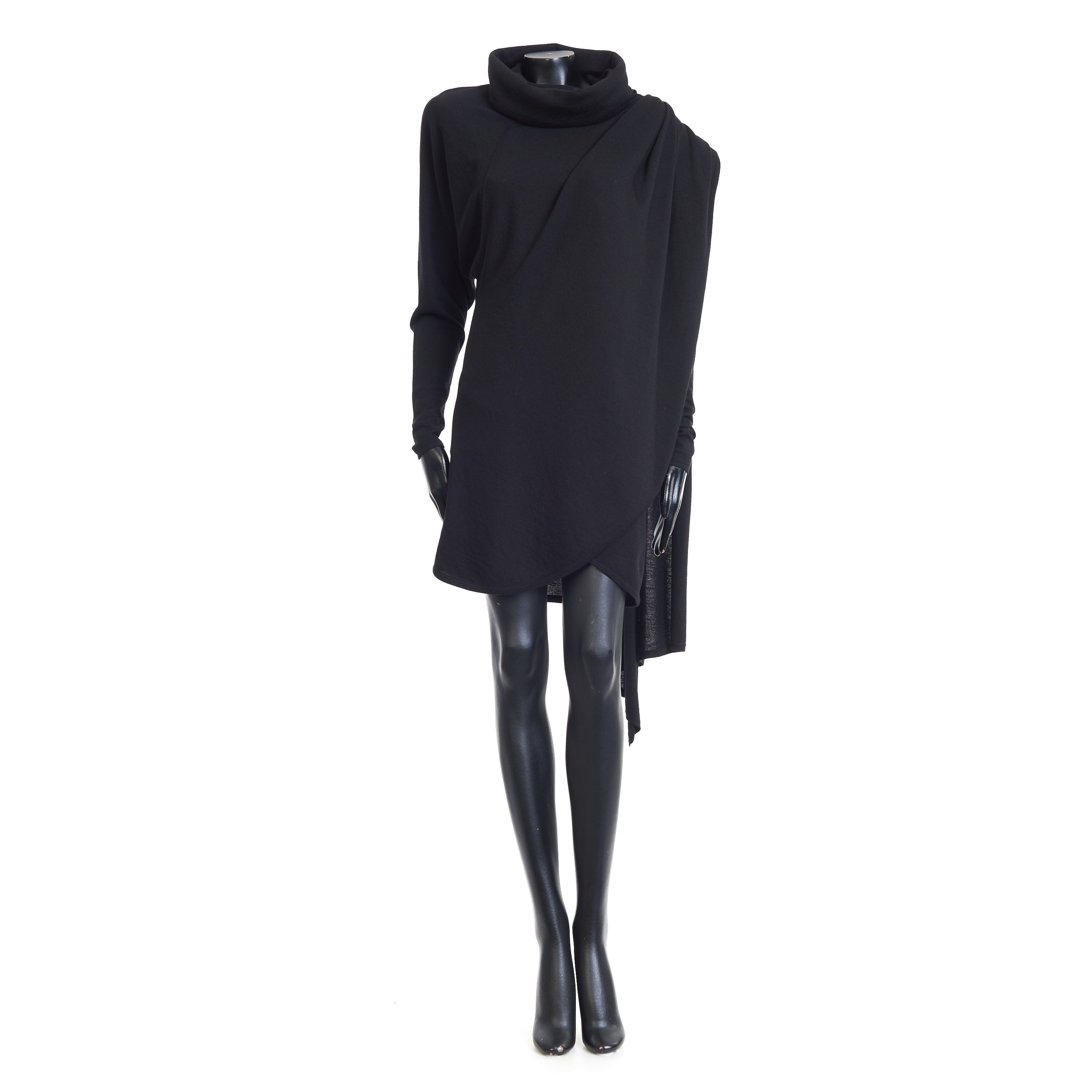 Saint Laurent Paris Hooded Dress In Wool Size S / US 4 / IT 40 - 2 Thumbnail