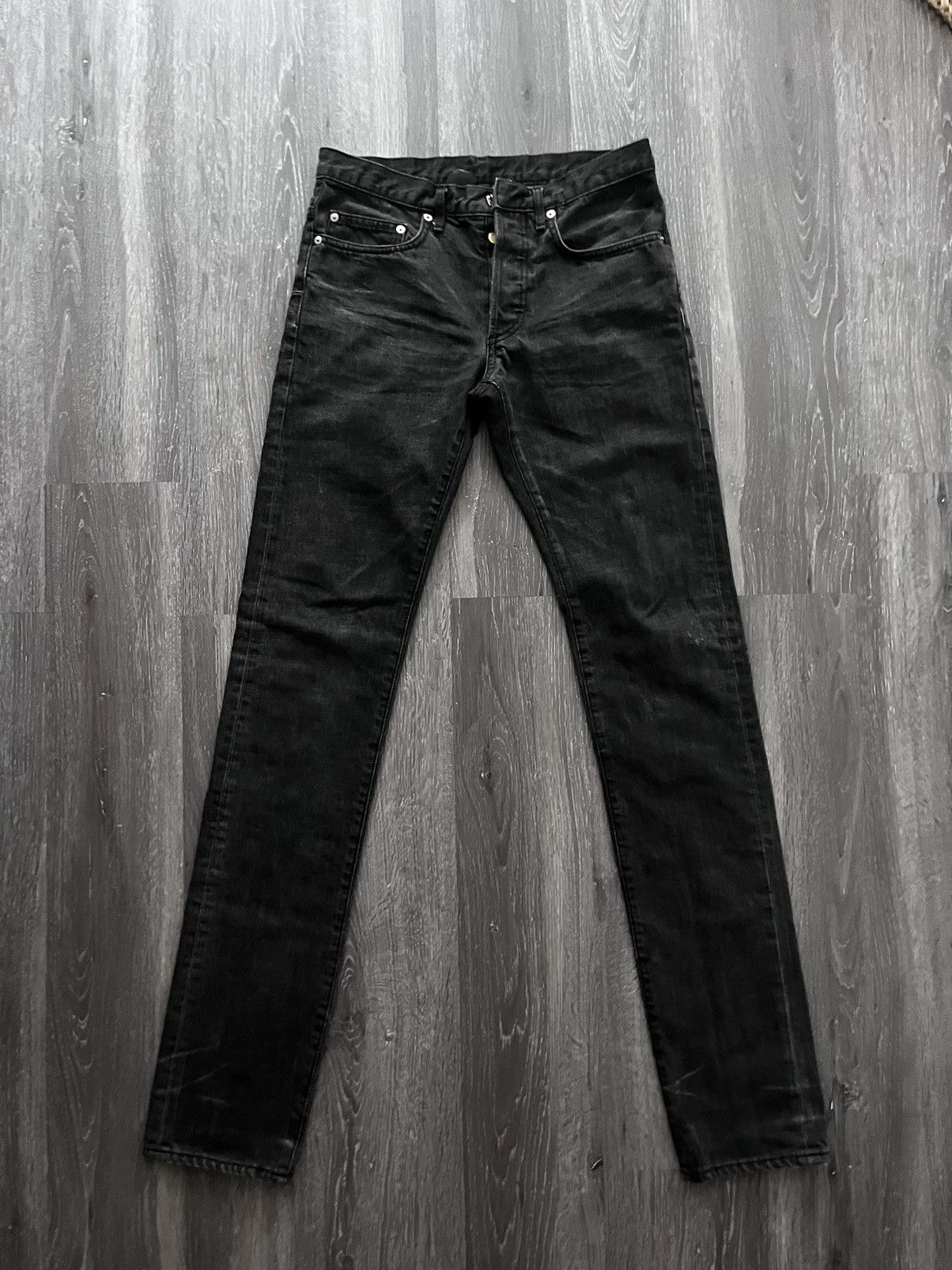 Dior Hedi Slimane Dior Faded Black Clawmark Denim | Grailed