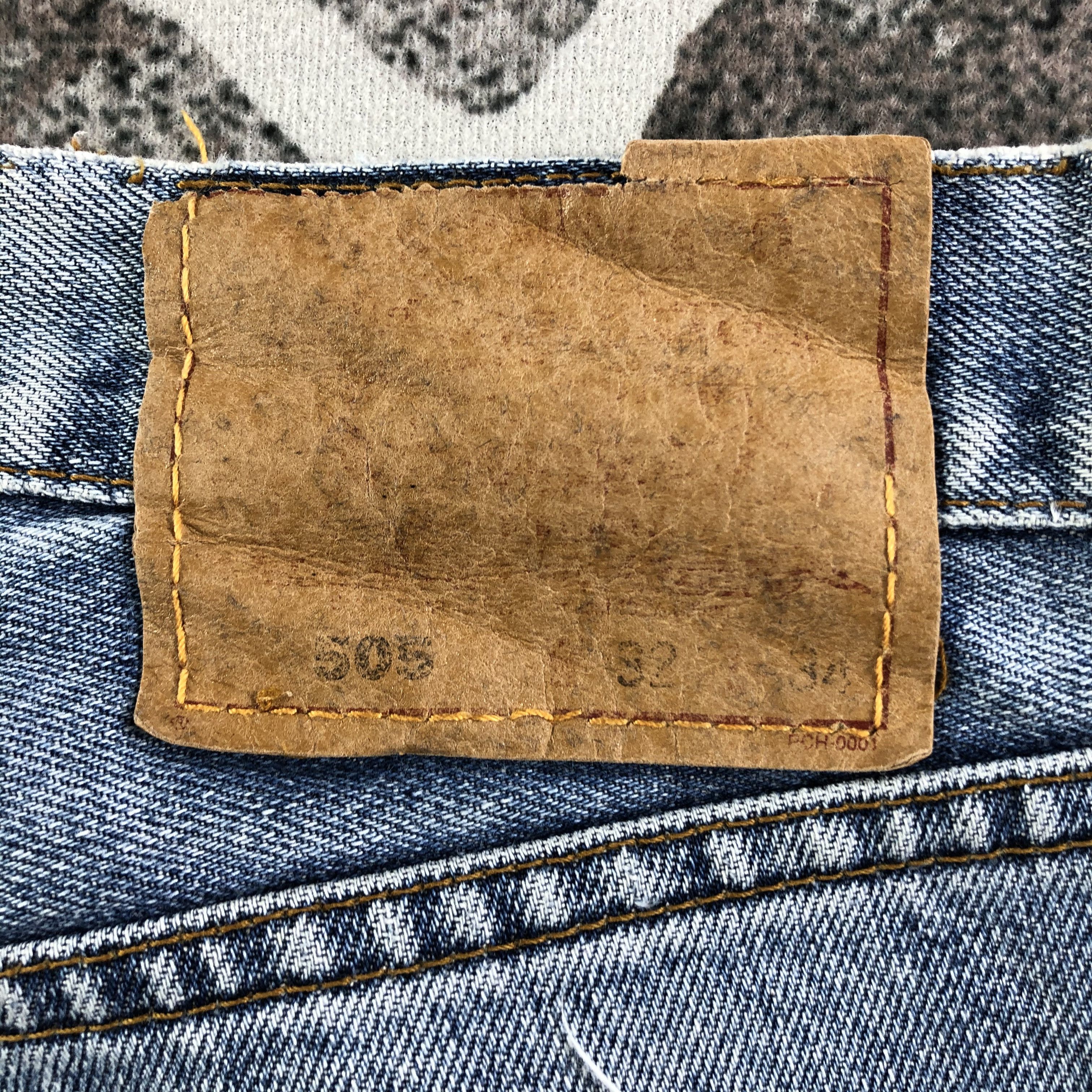 Levi's Vintage 90s Levis 505 Jeans Medium Wash Denim Kj1959 Size US 32 / EU 48 - 5 Thumbnail
