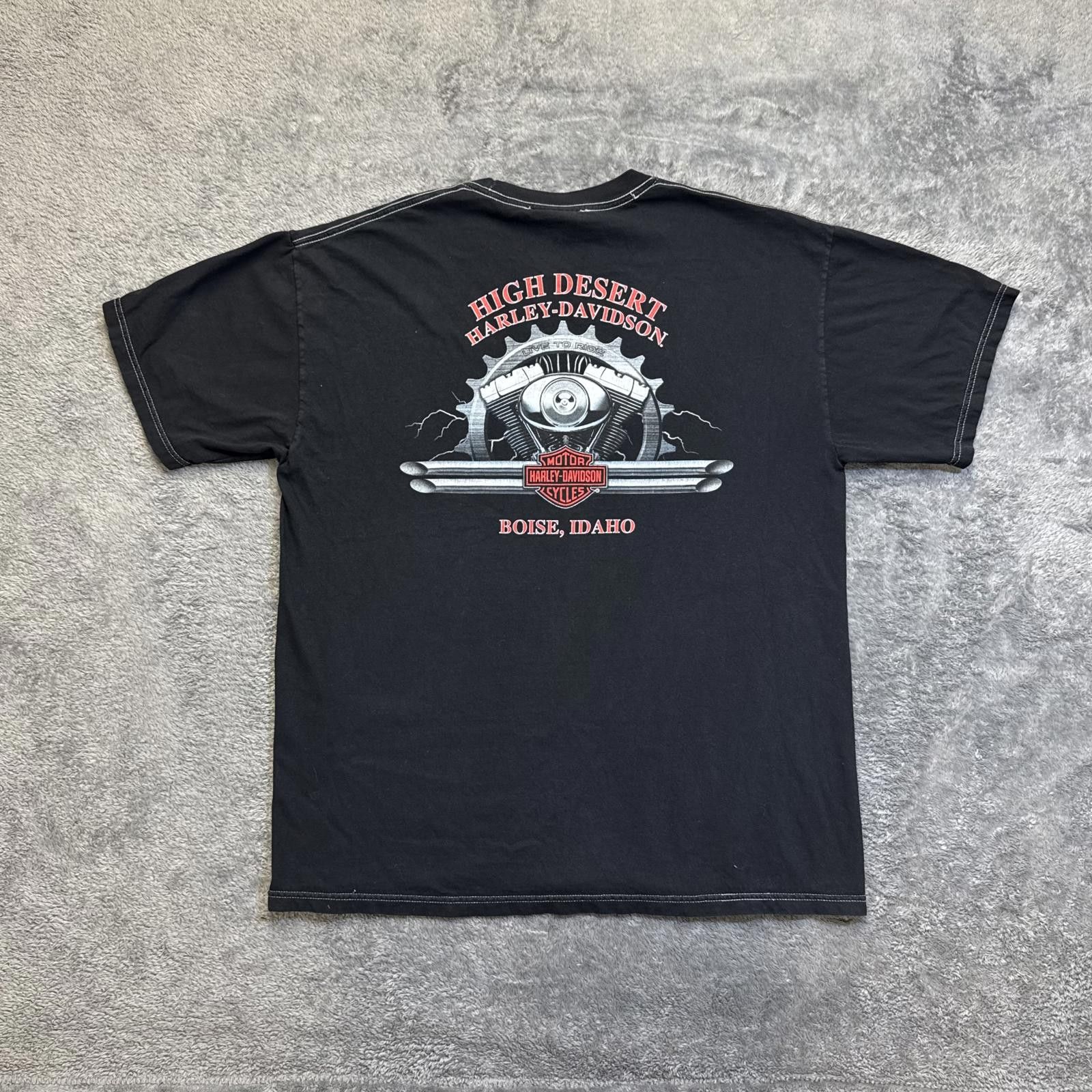 Harley Davidson Vintage Harley Davidson Biker T-Shirt Size US L / EU 52-54 / 3 - 2 Thumbnail
