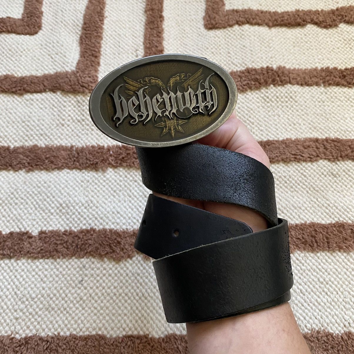 Band Tees BEHEMOTH 2005 DEATH METAL BAND LEATHER BELT Size ONE SIZE - 1 Thumbnail