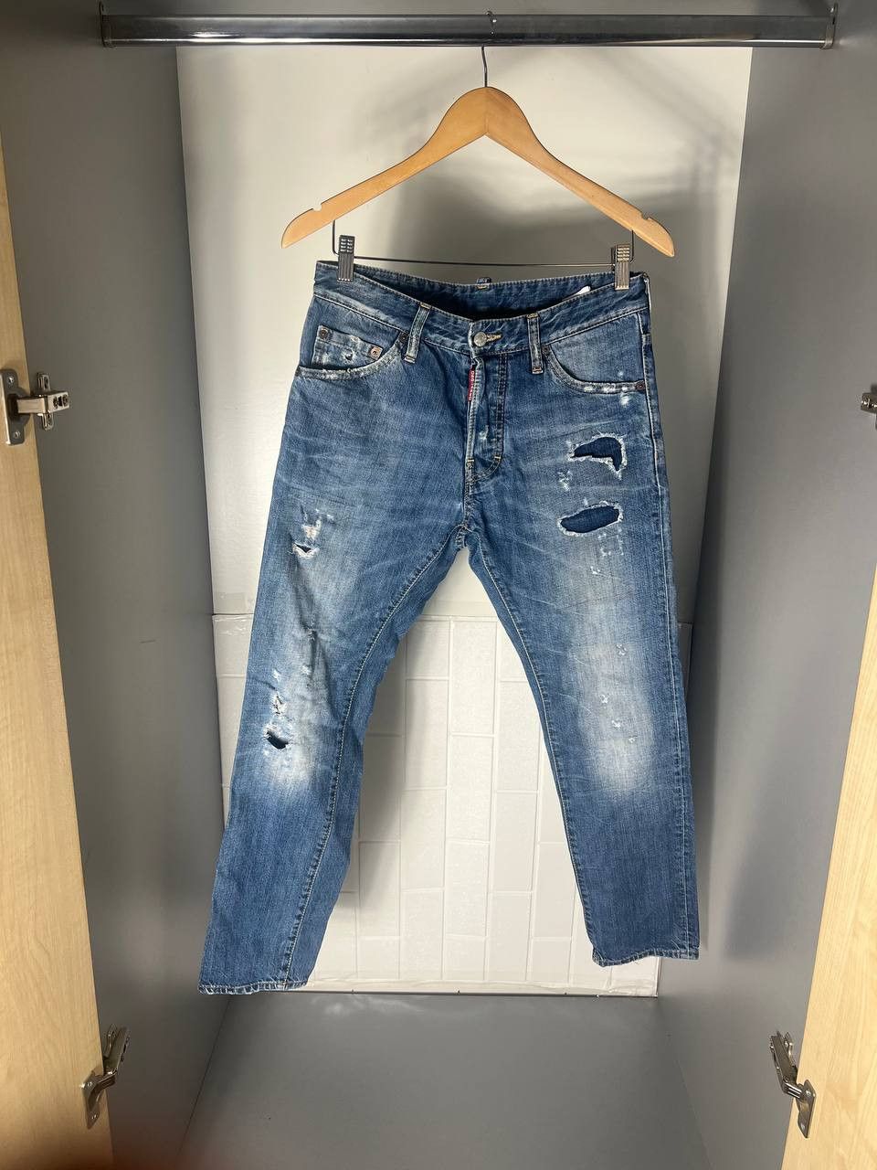 Dsquared2 VINTAGE DSQUARED2 DENIM ITALIAN DESIGNER JEANS JAPANESE Y2K Size US 34 / EU 50 - 3 Thumbnail