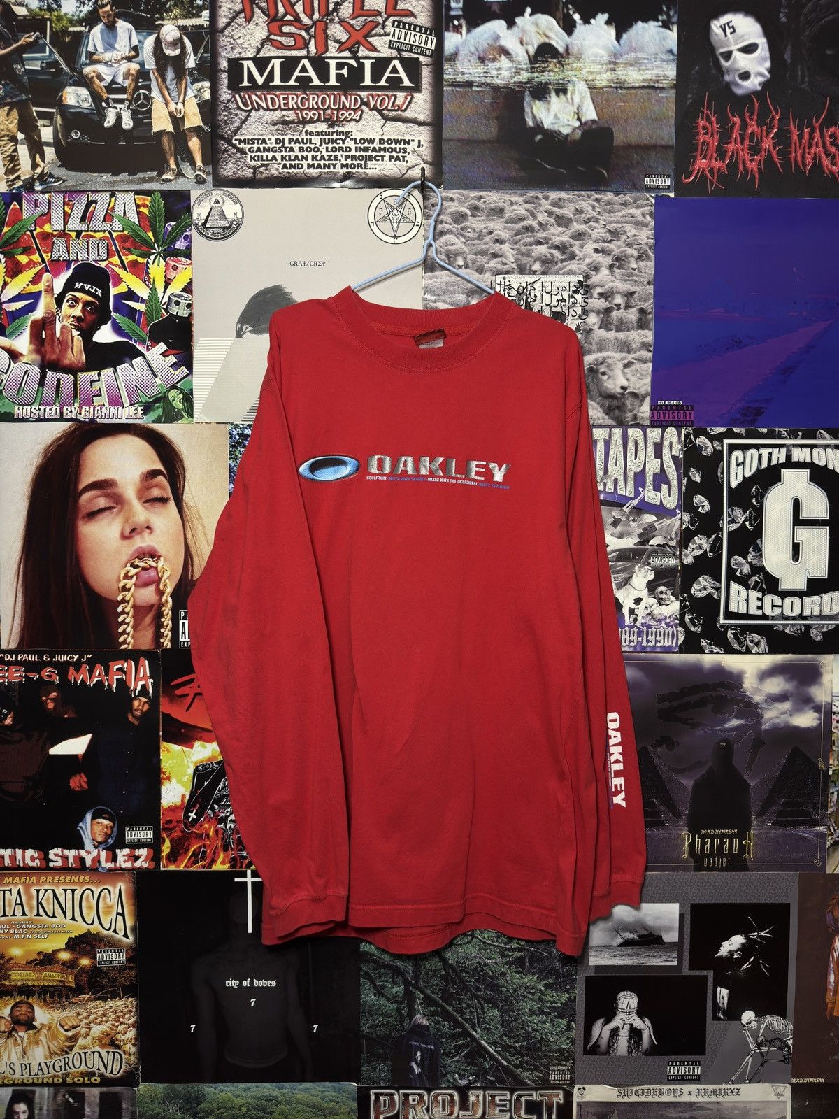 Oakley Vintage Oakley Long Sleeve Size US XL / EU 56 / 4 - 1 Thumbnail