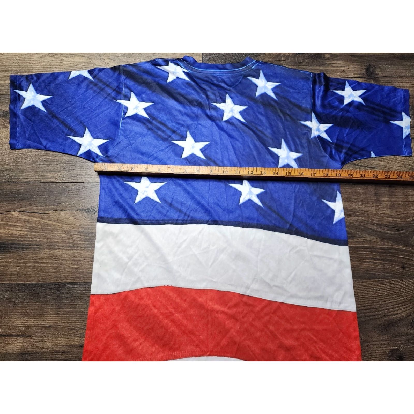 Alife Get A Life Mens M Patriotic USA American Flag T Shirt All Over Print Size US M / EU 48-50 / 2 - 3 Thumbnail