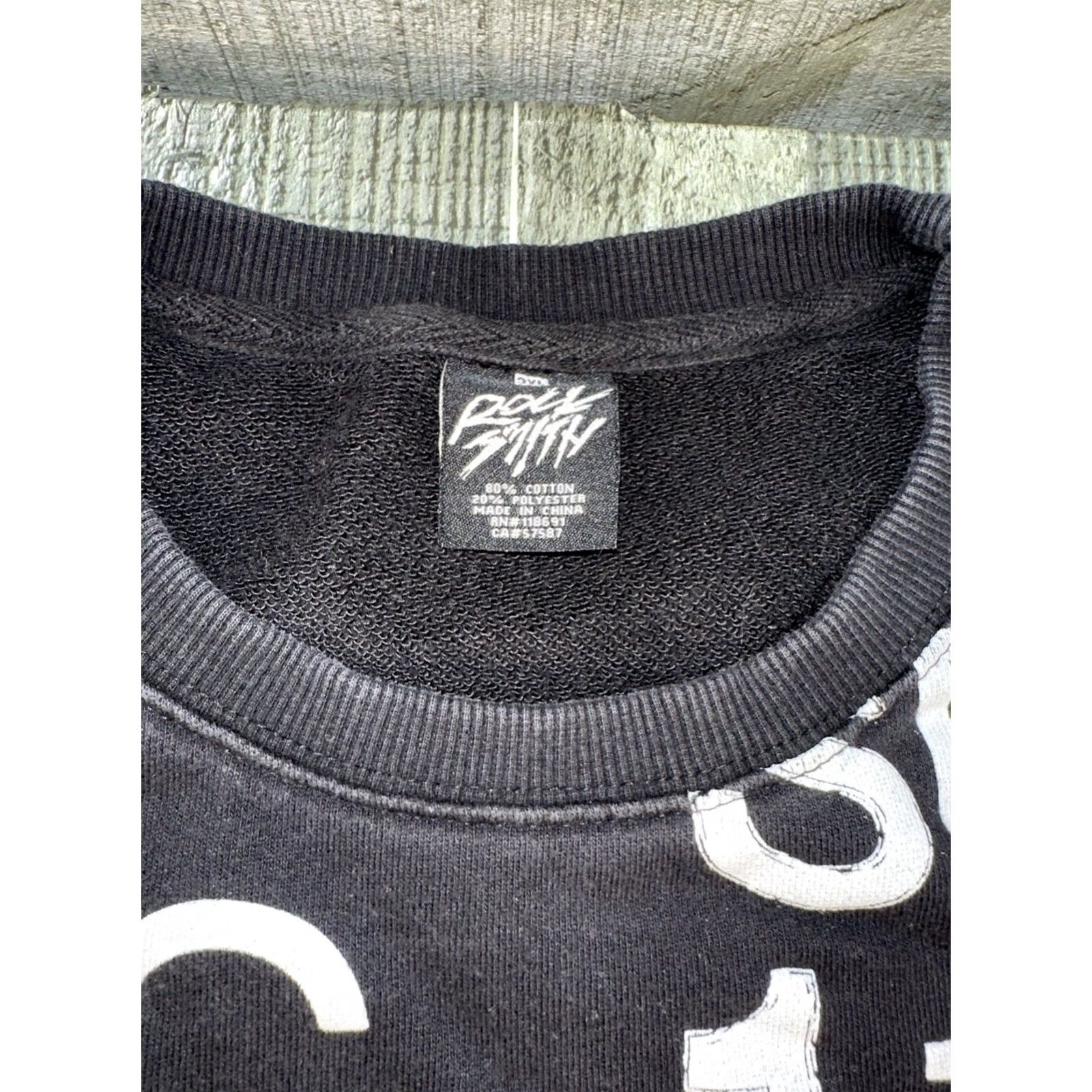 Vintage Rock Smith Graphic Crewneck Sweatshirt 3XL Y2K Hip Hop Streetwear Size US XXL / EU 58 / 5 - 4 Thumbnail