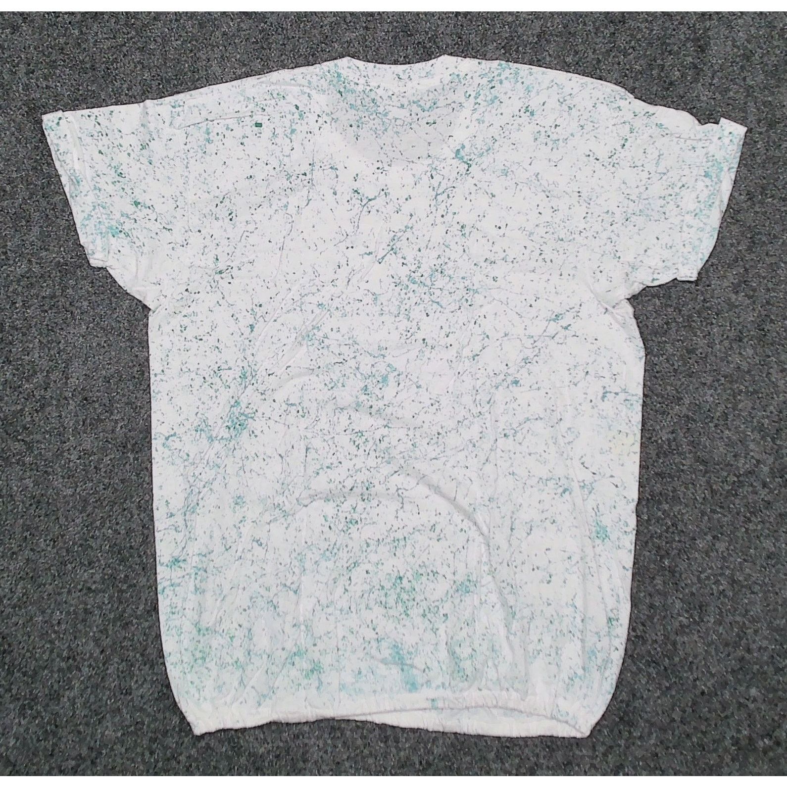 Hanes Vintage 80s Hanes Custom Paint Splatter "Bubble" T-Shirt Size US M / EU 48-50 / 2 - 4 Thumbnail