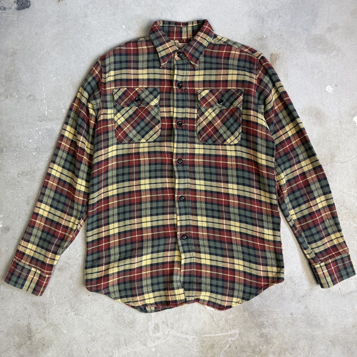 Sugar Cane Sugar Cane Flannel Work Shirt Size US S / EU 44-46 / 1 - 1 Thumbnail
