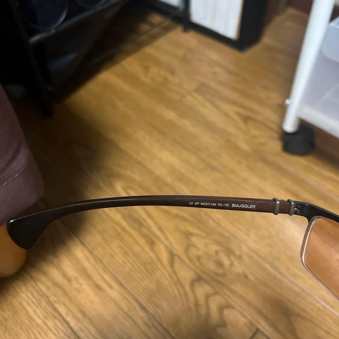 Chrome Hearts CHROME HEARTS SMUGGLER Simple Square Sungalsses Brown Size ONE SIZE - 4 Thumbnail