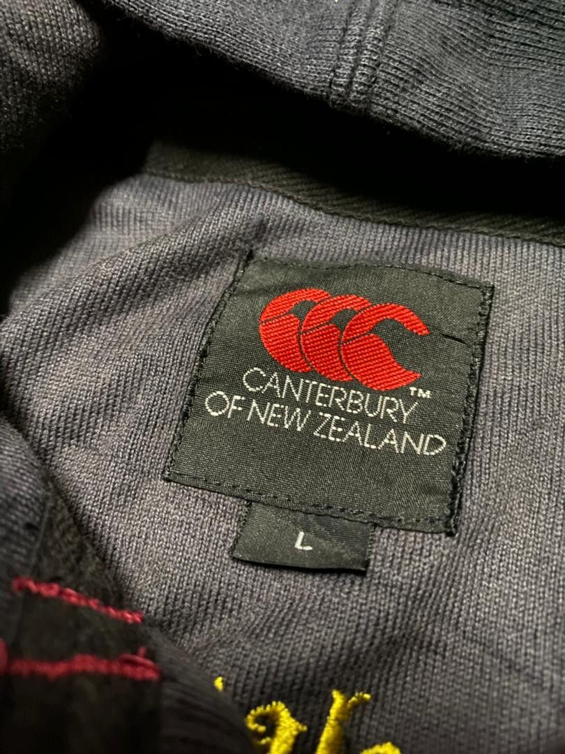 Japanese Brand Canterbury of New Zealand Distessed Zipper Hoodie Size US L / EU 52-54 / 3 - 5 Thumbnail