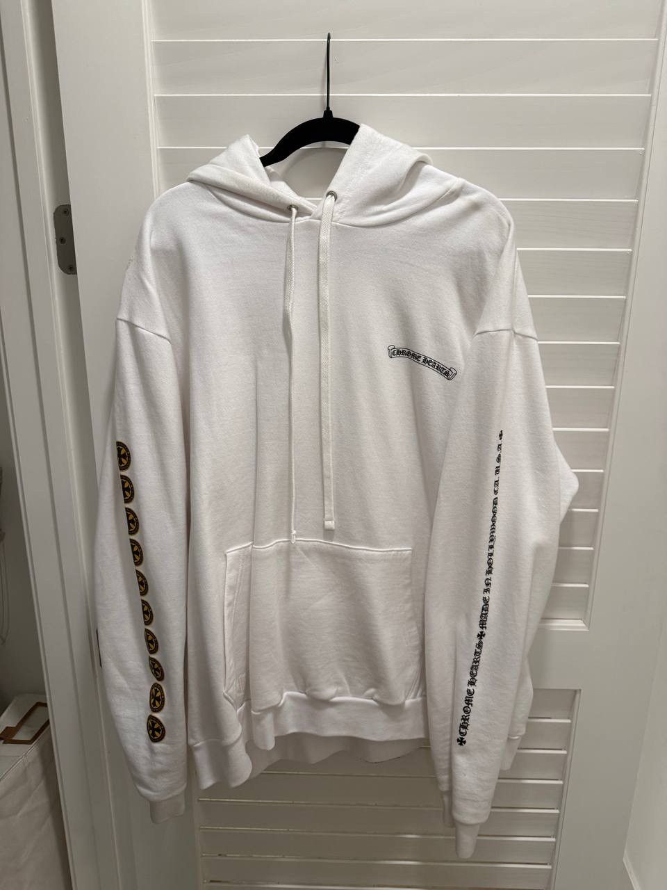 Chrome Hearts Chrome Hoodie Yellow Biker Cross Size US XL / EU 56 / 4 - 2 Thumbnail