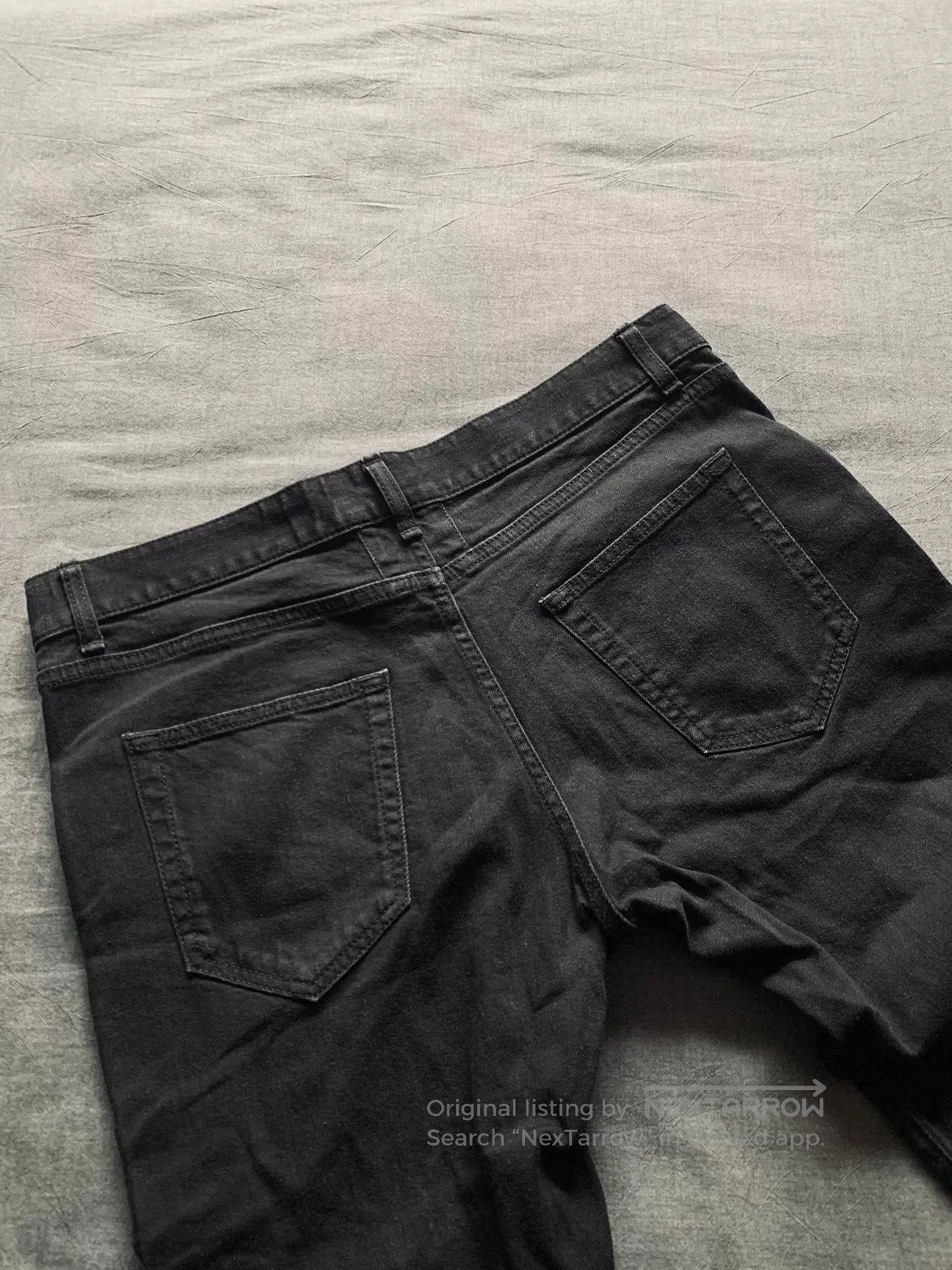 Saint Laurent Paris Saint Laurent D02 Side Lambskin Strap Jeans. Size US 34 / EU 50 - 4 Thumbnail