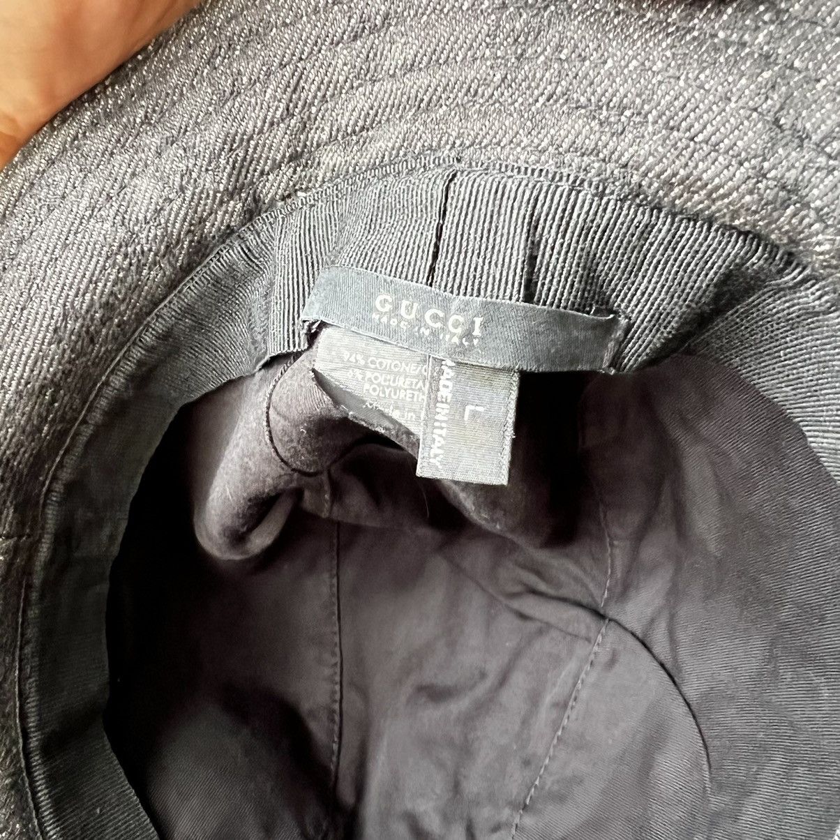 Gucci Gucci GG Denim Jacquard Bucket Hat L 59cm Size ONE SIZE - 9 Thumbnail