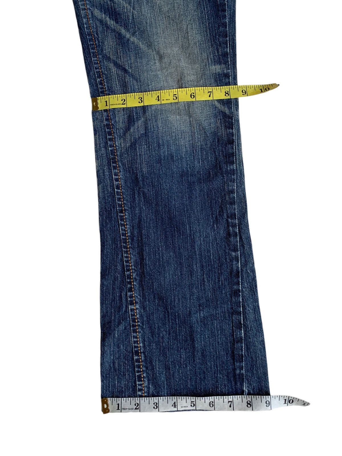 Japanese Brand FLARE💥 EDWIN XV NAVAJO PUNK STYLE MUDMAX WASHED DENIM☠️🎌 Size US 32 / EU 48 - 20 Thumbnail