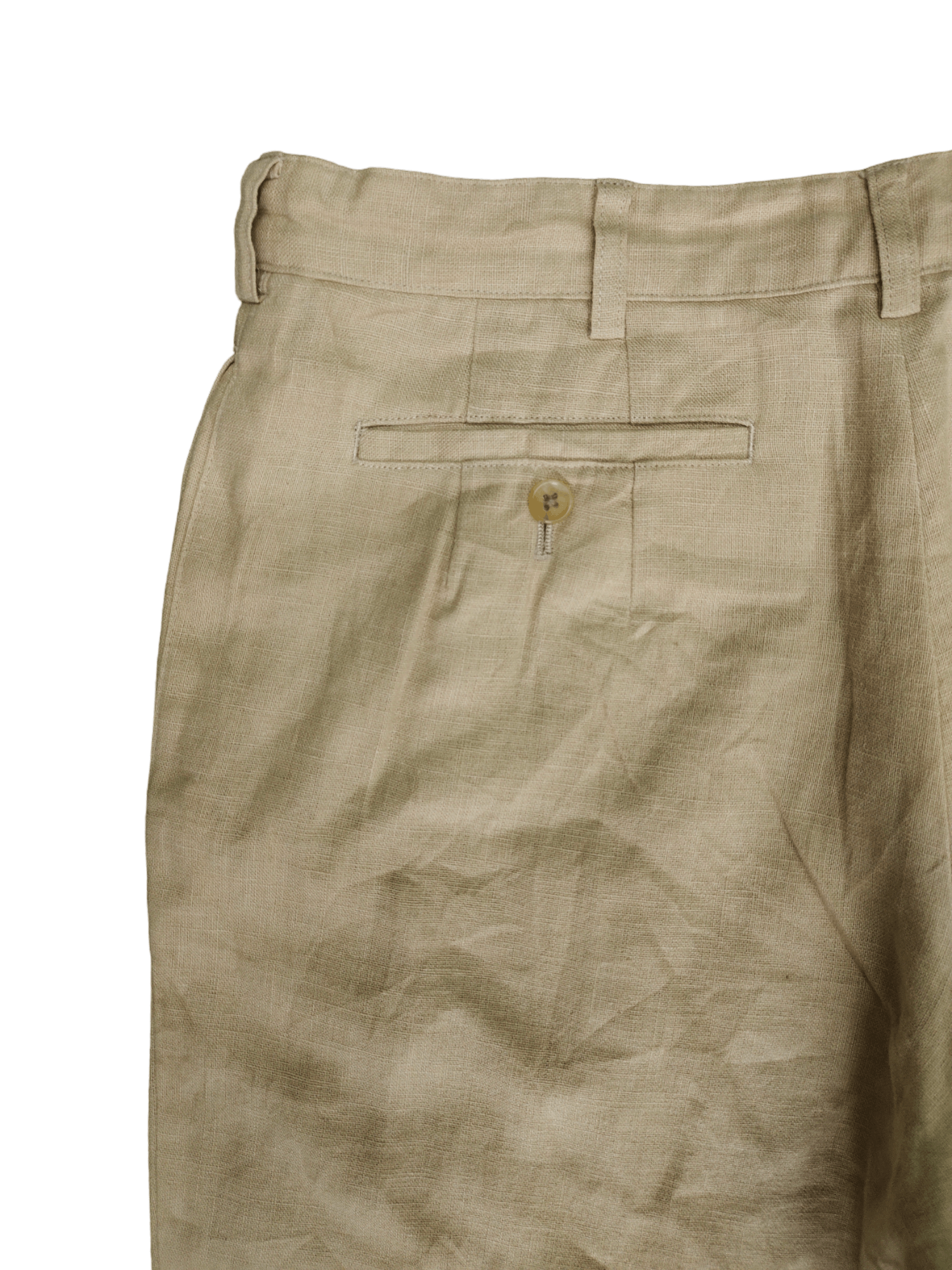 Mademoiselle Non Non Vintage 90s Mademoiselle Linen Trouser Pants Size US 29 - 13 Thumbnail