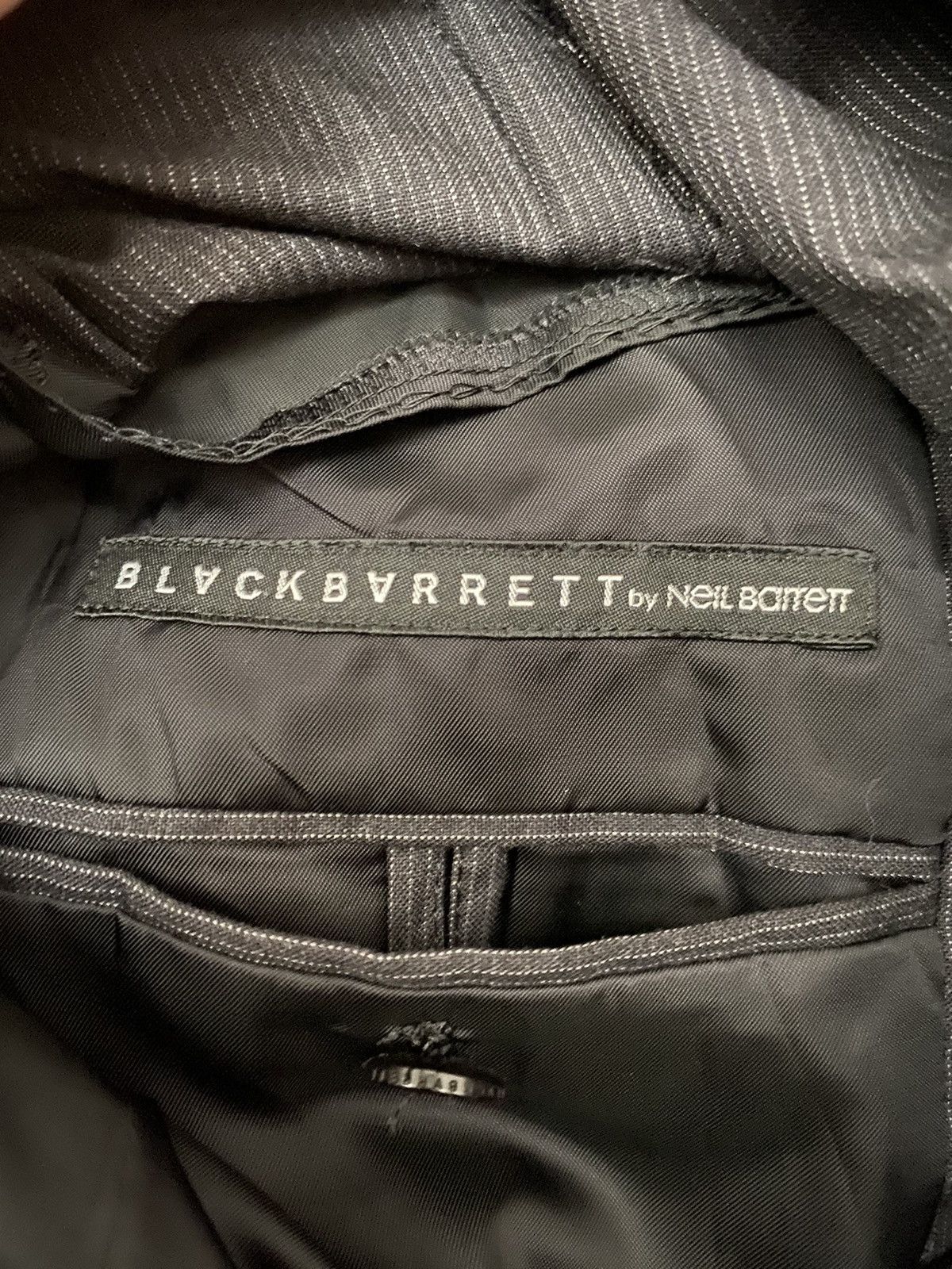 Black Barrett Vintage Brand Blackbarrett By Neil Barrett Jacket 2000s Size US M / EU 48-50 / 2 - 9 Thumbnail