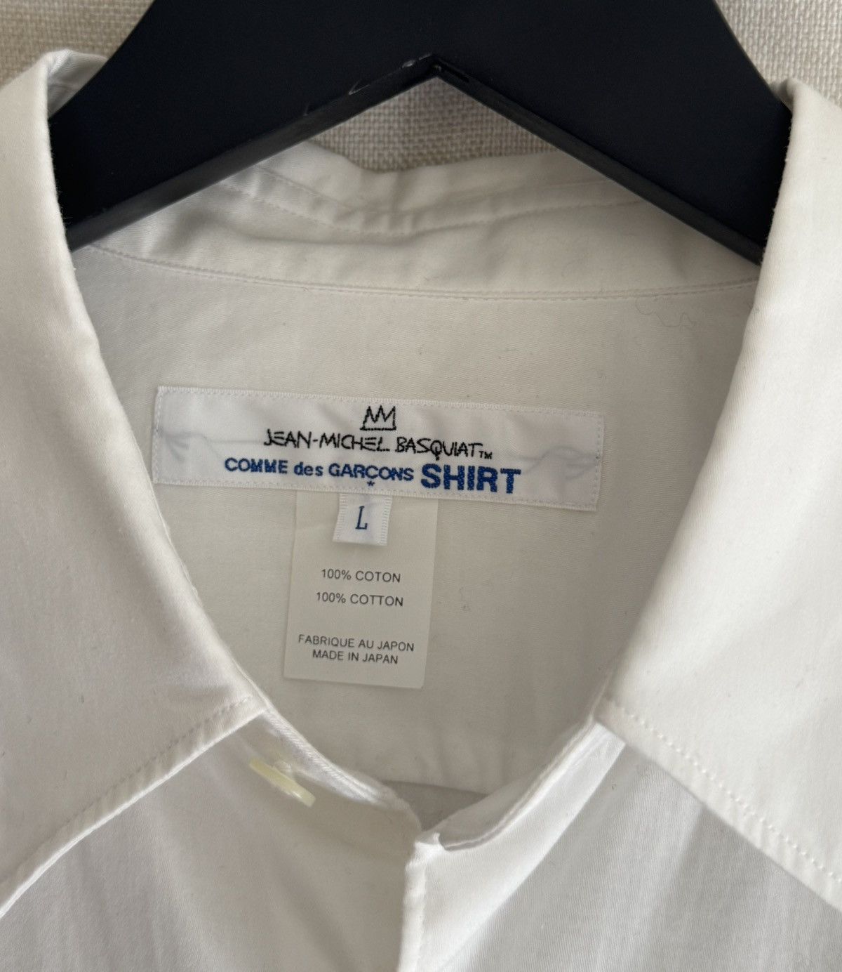 Comme des Garcons Comme Des Garcons Jean Michel Basquiat Rare Button Up Shirt Size US L / EU 52-54 / 3 - 5 Thumbnail