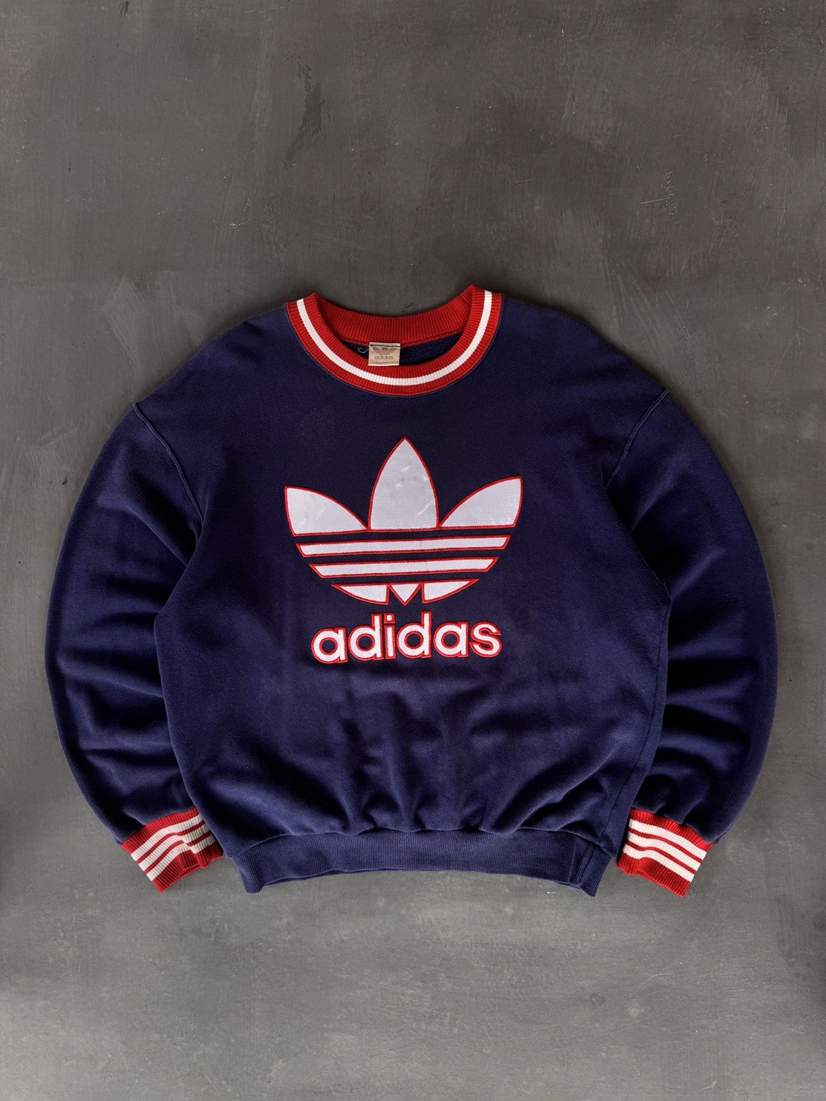 Adidas sweatshirt adidas vintage 80’s Size US L / EU 52-54 / 3 - 1 Thumbnail