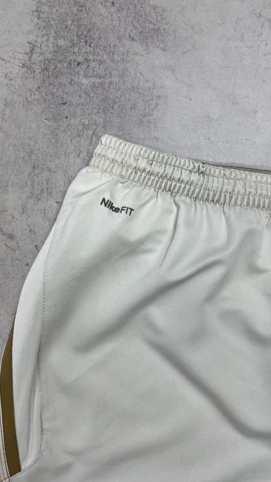 Nike × Vintage Nike Ronaldinho Vintage White Shorts L 00s Streetwear Sport Size US 34 / EU 50 - 4 Thumbnail