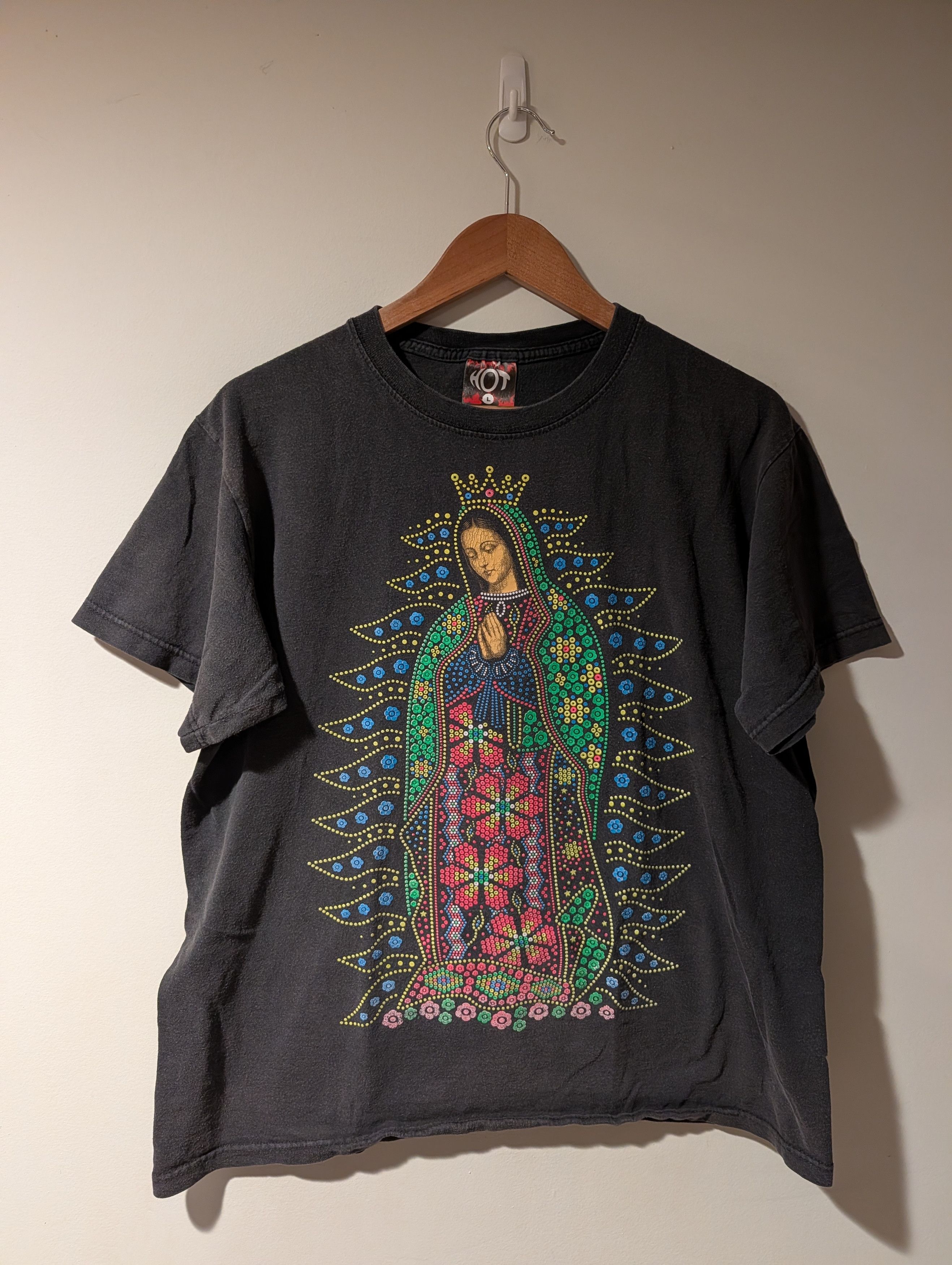 Vintage Virgin of Guadalupe Our Lady Religious Vintage T-Shirt Size US L / EU 52-54 / 3 - 1 Thumbnail