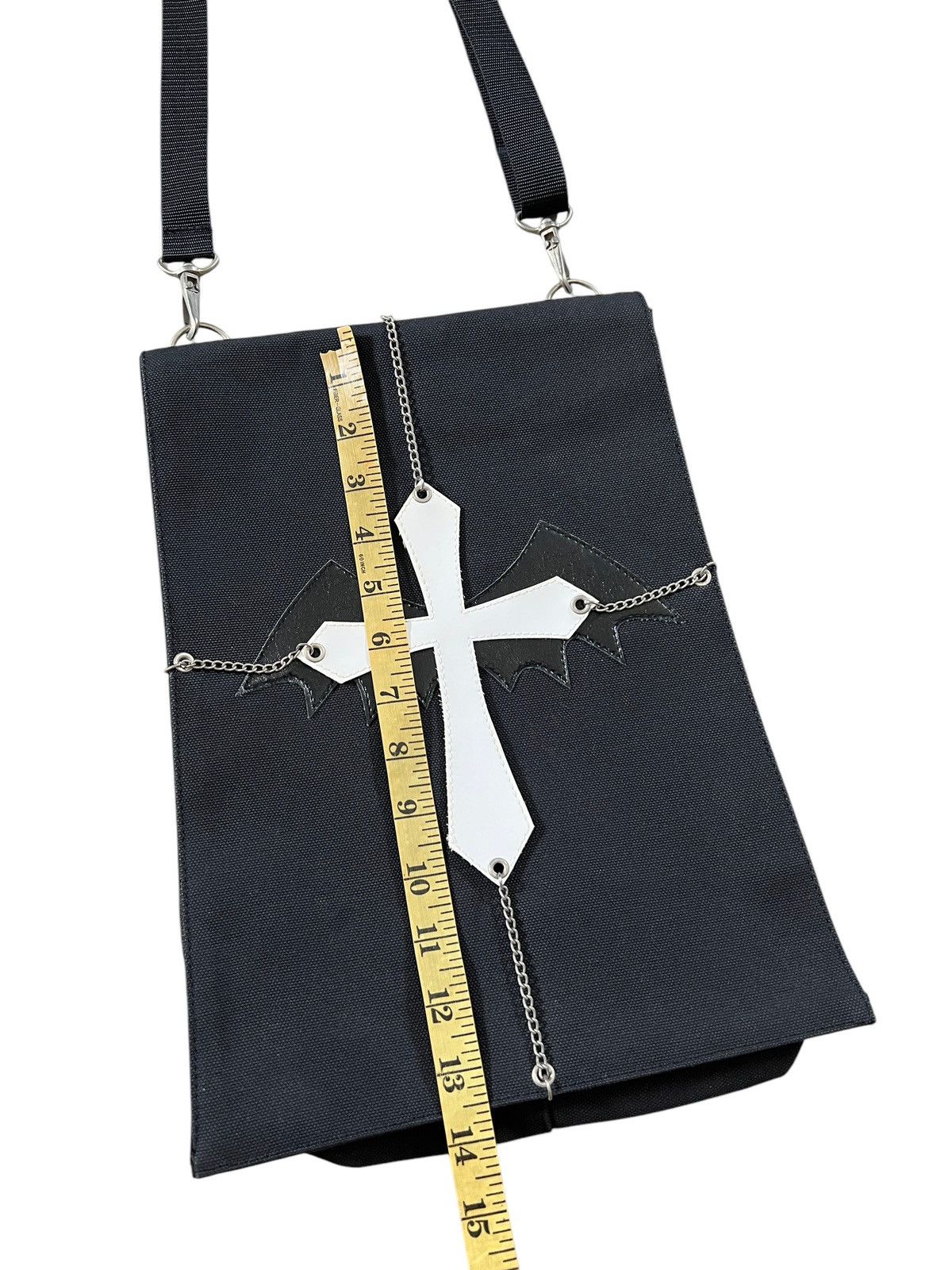 Japanese Brand × Seditionaries Spica 🇯🇵 Goth Cross Chain Sling Bag Size ONE SIZE - 13 Thumbnail