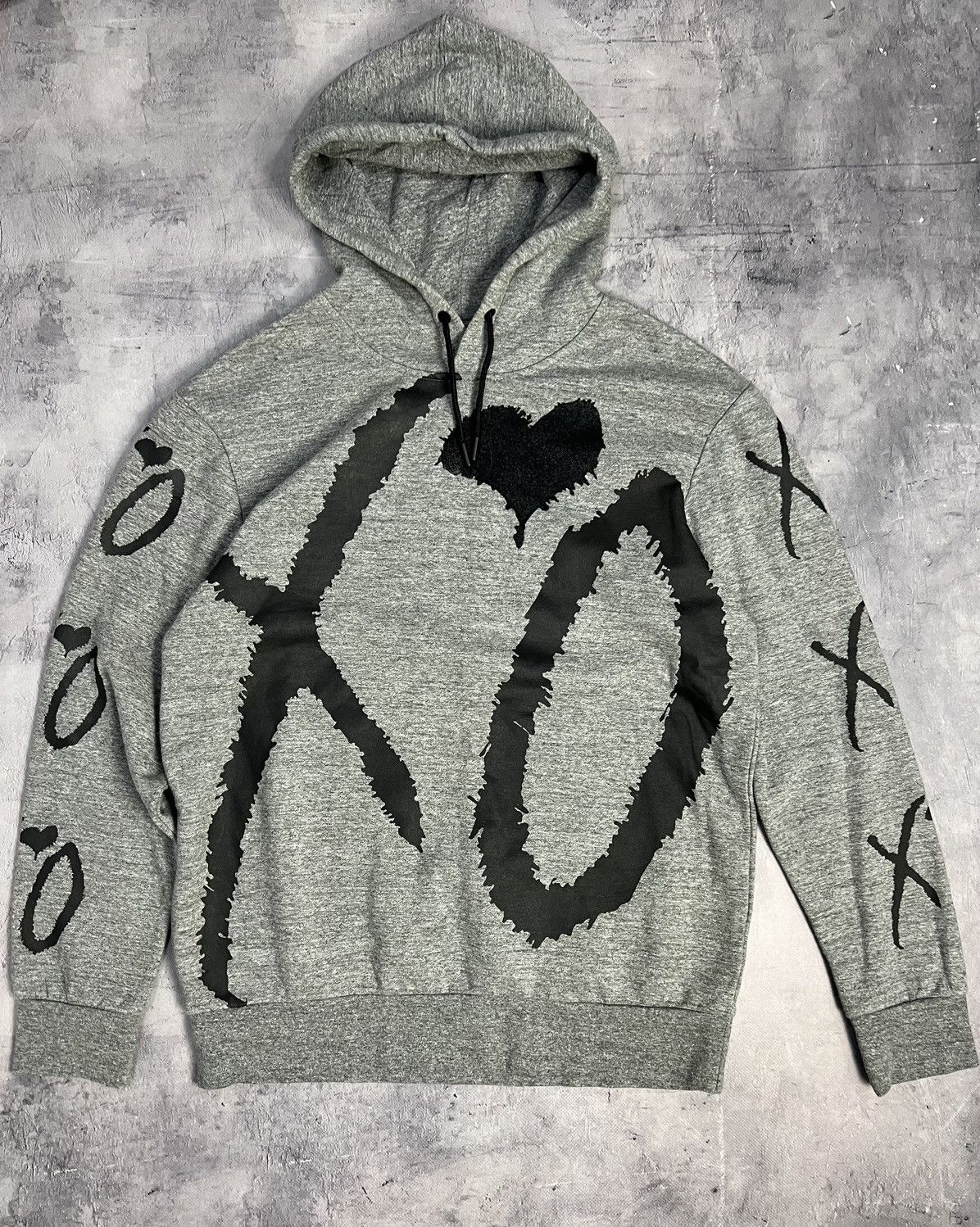 H&M × The Weeknd × XO The Weeknd XO x H&M multi logo gray hoodie Size US S / EU 44-46 / 1 - 1 Thumbnail