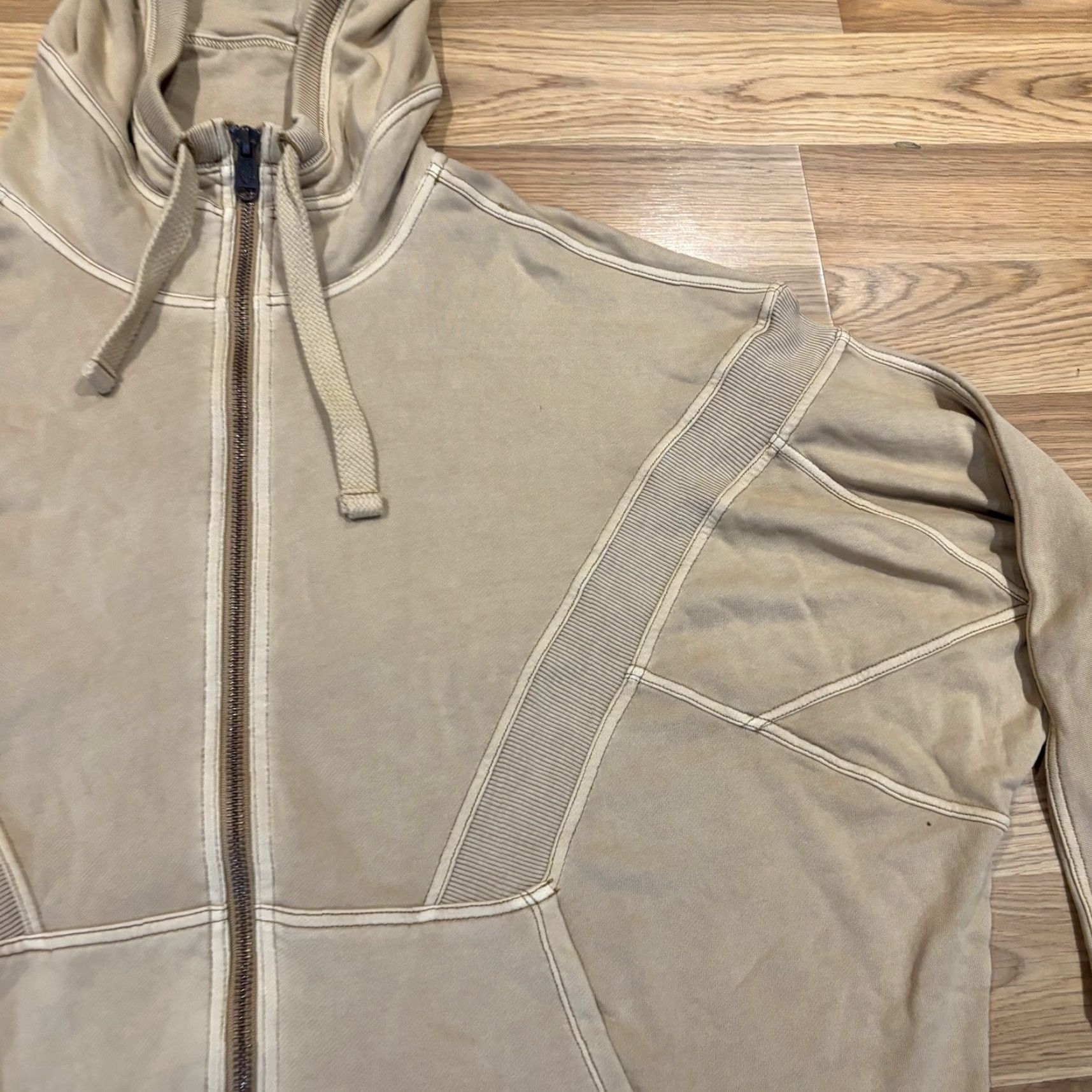 Free People Free People Movement Sweatshirt All Your Love Zip Hoodie Oversized Sand Size L Women Size L / US 10 / IT 46 - 3 Thumbnail