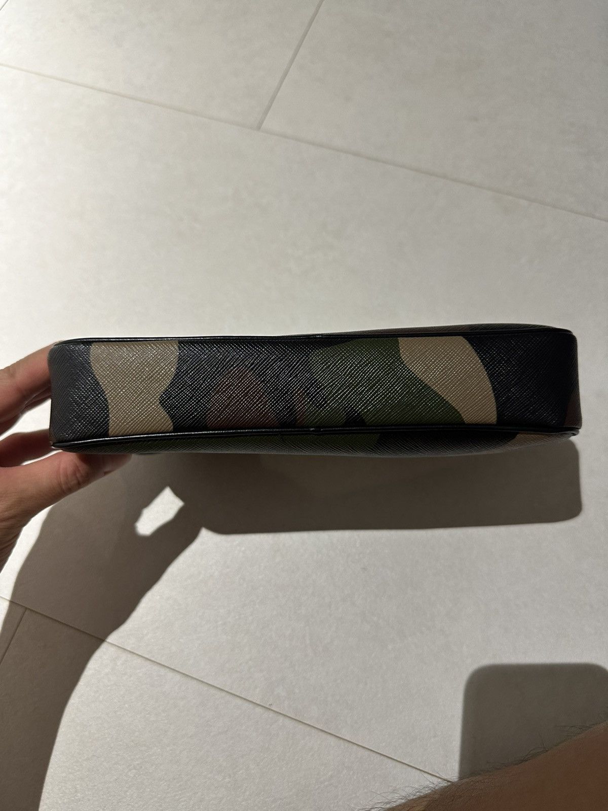 Celine CELINE Camouflage Medium Shoulder Bag Green Khaki Size ONE SIZE - 2 Thumbnail