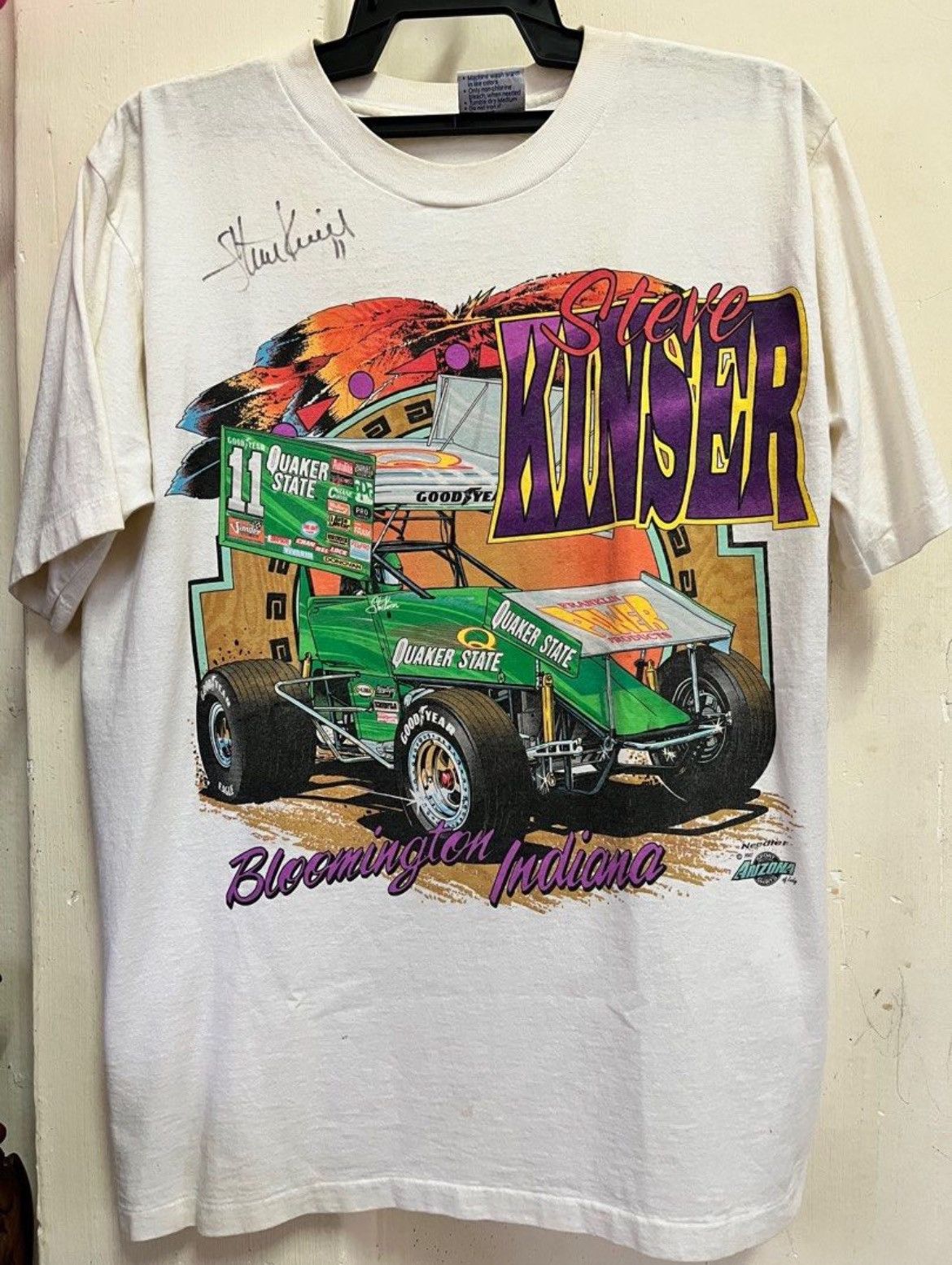 All Sport × NASCAR × Vintage Vintage NASCAR Buggy Arizona Race Steve Kinser USA Size US L / EU 52-54 / 3 - 1 Thumbnail
