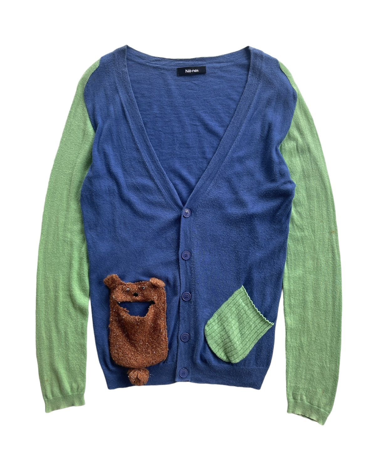 Issey Miyake Issey Miyake Ne-Net Knitted Cardigan Sweater Size S / US 4 / IT 40 - 1 Thumbnail