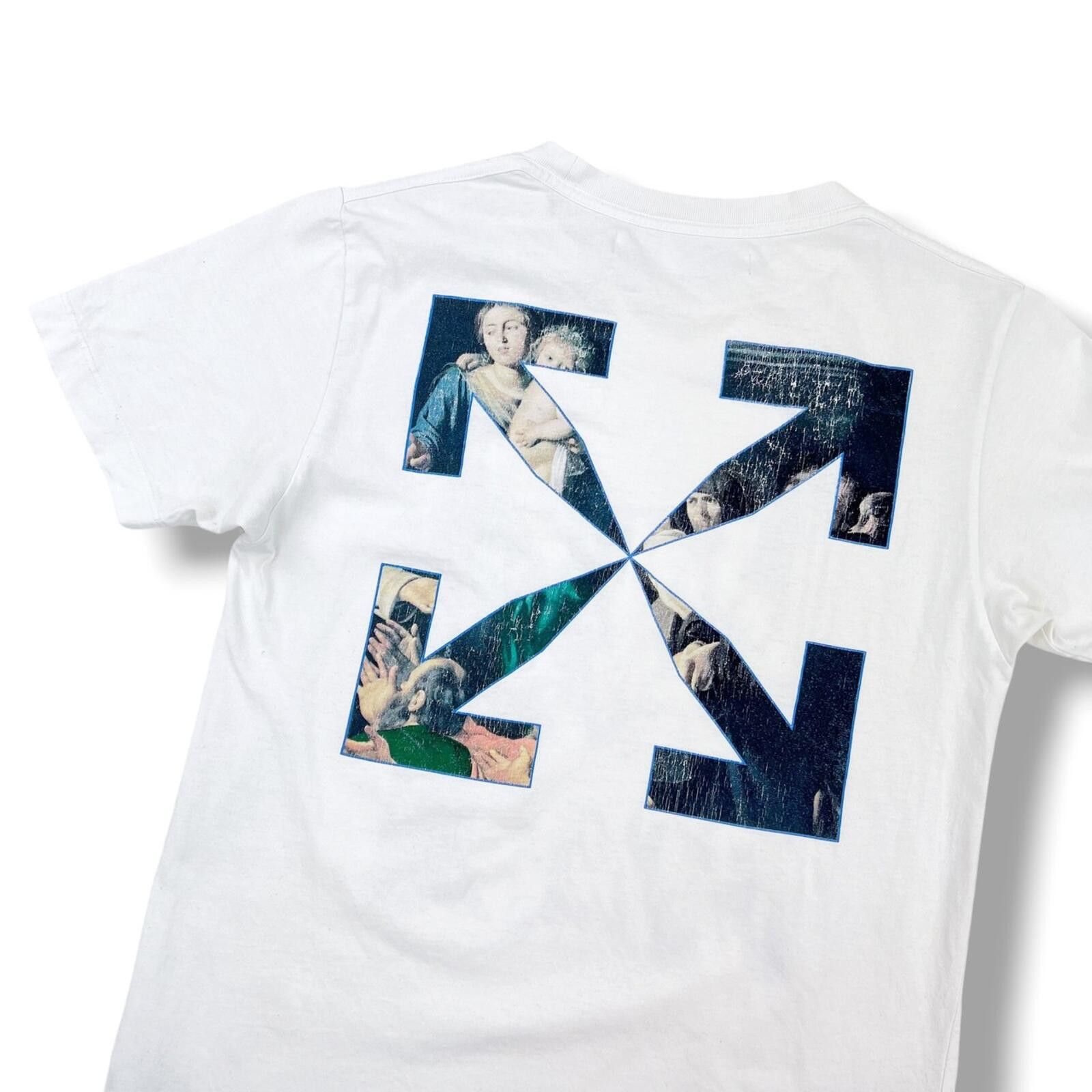 Off-White Off-White Caravaggio Painting White T Shirt Size US S / EU 44-46 / 1 - 3 Thumbnail