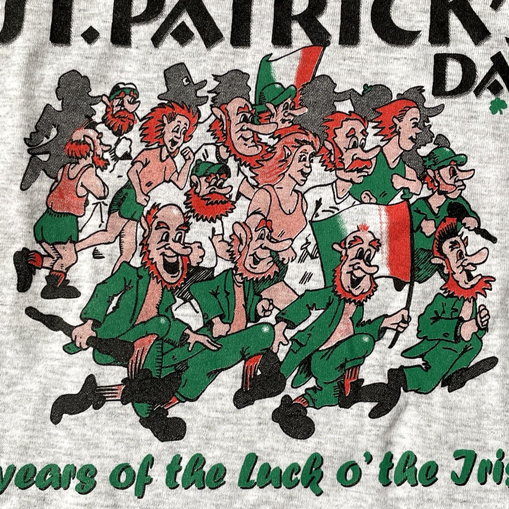 Fruit Of The Loom VINTAGE Fruit Of The Loom Men’s Medium Gray T Shirt St. Patrick’s Day 5k 2003 Size US M / EU 48-50 / 2 - 3 Thumbnail
