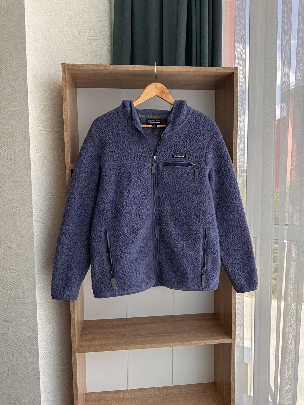Patagonia × Vintage Vintage Patagonia Synchilla Blue Sherpa Jacket Size US S / EU 44-46 / 1 - 2 Thumbnail