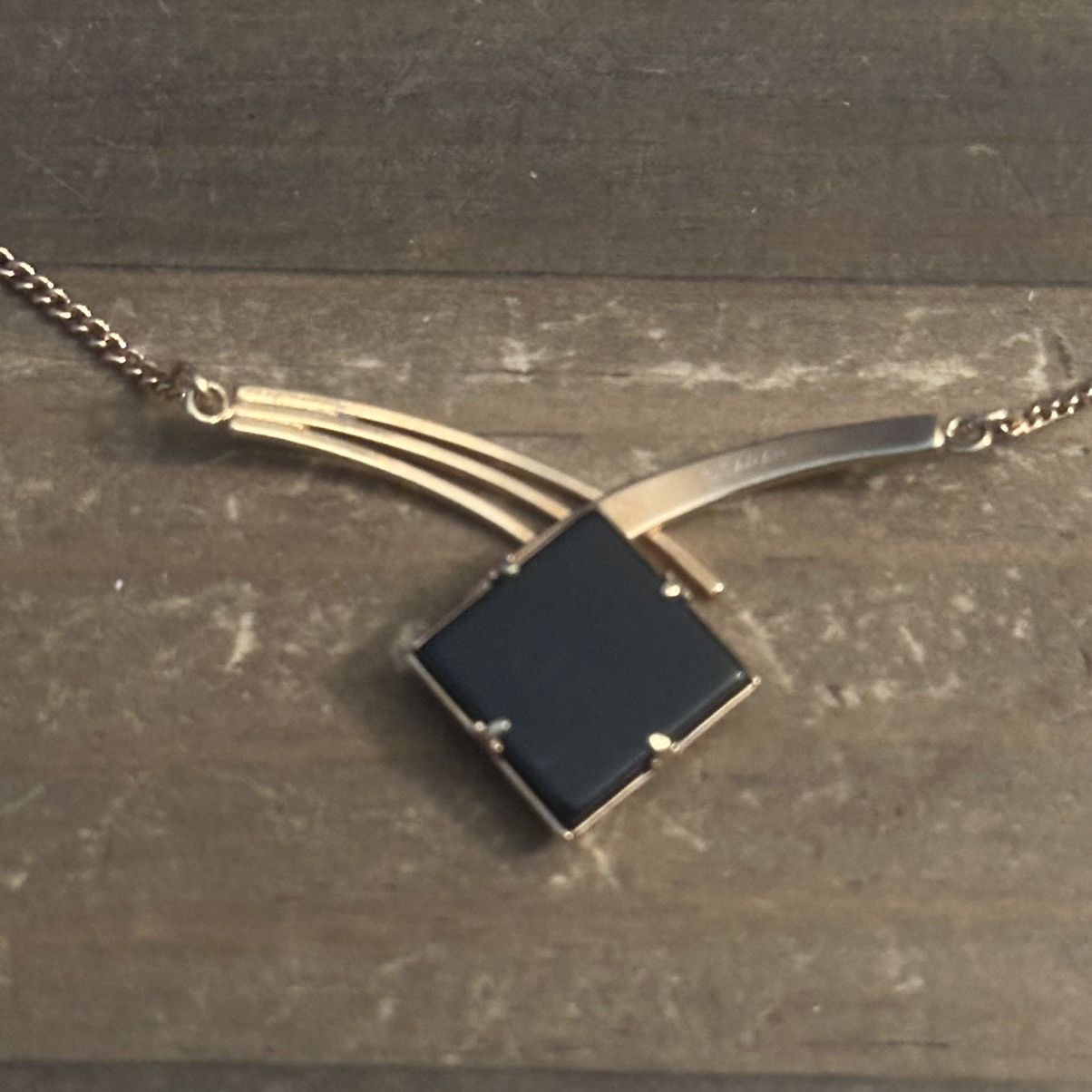 Other × Vintage Vintage Sarah Coventry Jet Streamer Onyx necklace Size ONE SIZE - 4 Thumbnail