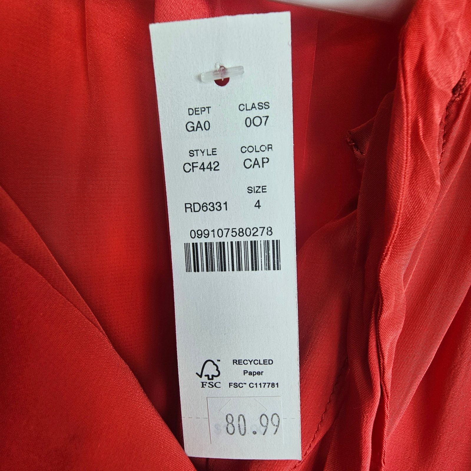 J.Crew J. Crew Womens Shiny Blouse Sz 4 Tie Neck Career Corp Office Size S / US 4 / IT 40 - 7 Thumbnail