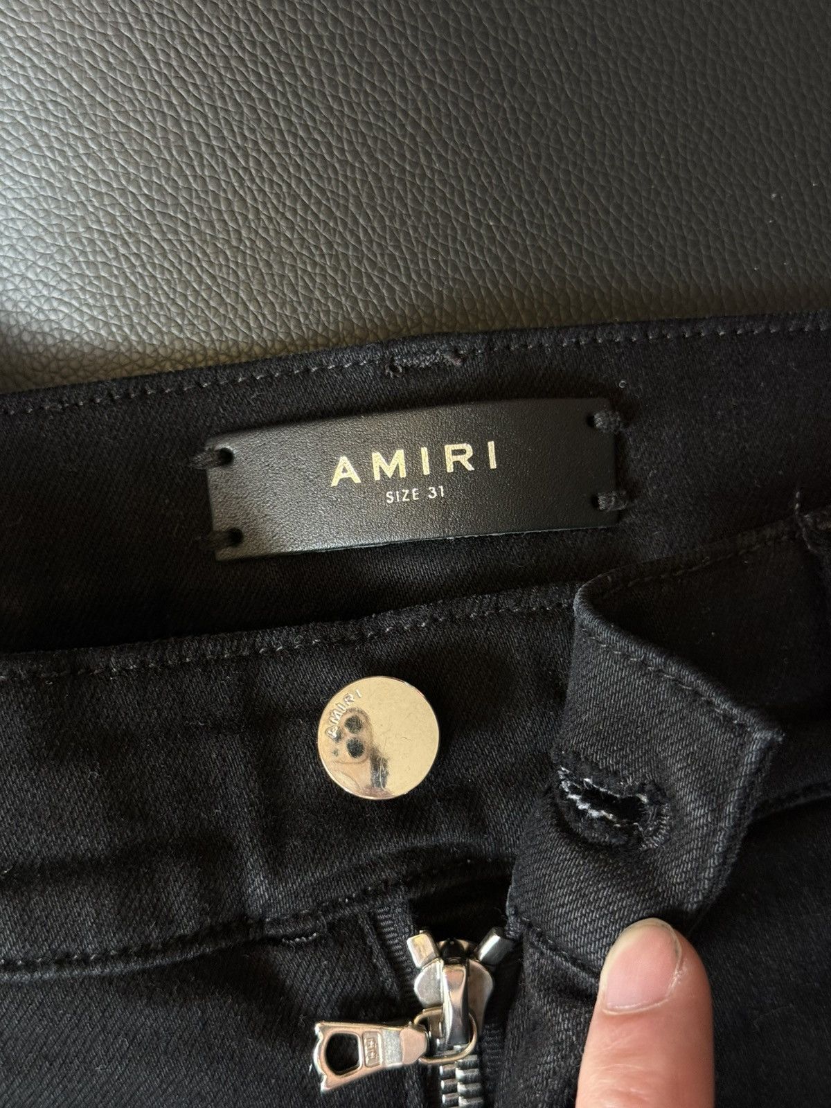 Amiri Amiri Black Stripe RARE Size 31 Flawless 🧼 Size US 31 - 21 Thumbnail