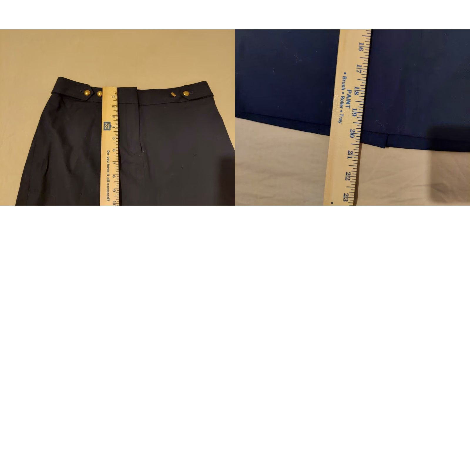Brooks Brothers **Brooks Brothers Women's 4 Navy Blue Cotton Skirt** User: **4 Navy Blue Cotton Brooks Brothers Women's Skirt** Size 27" / US 4 / IT 40 - 8 Thumbnail