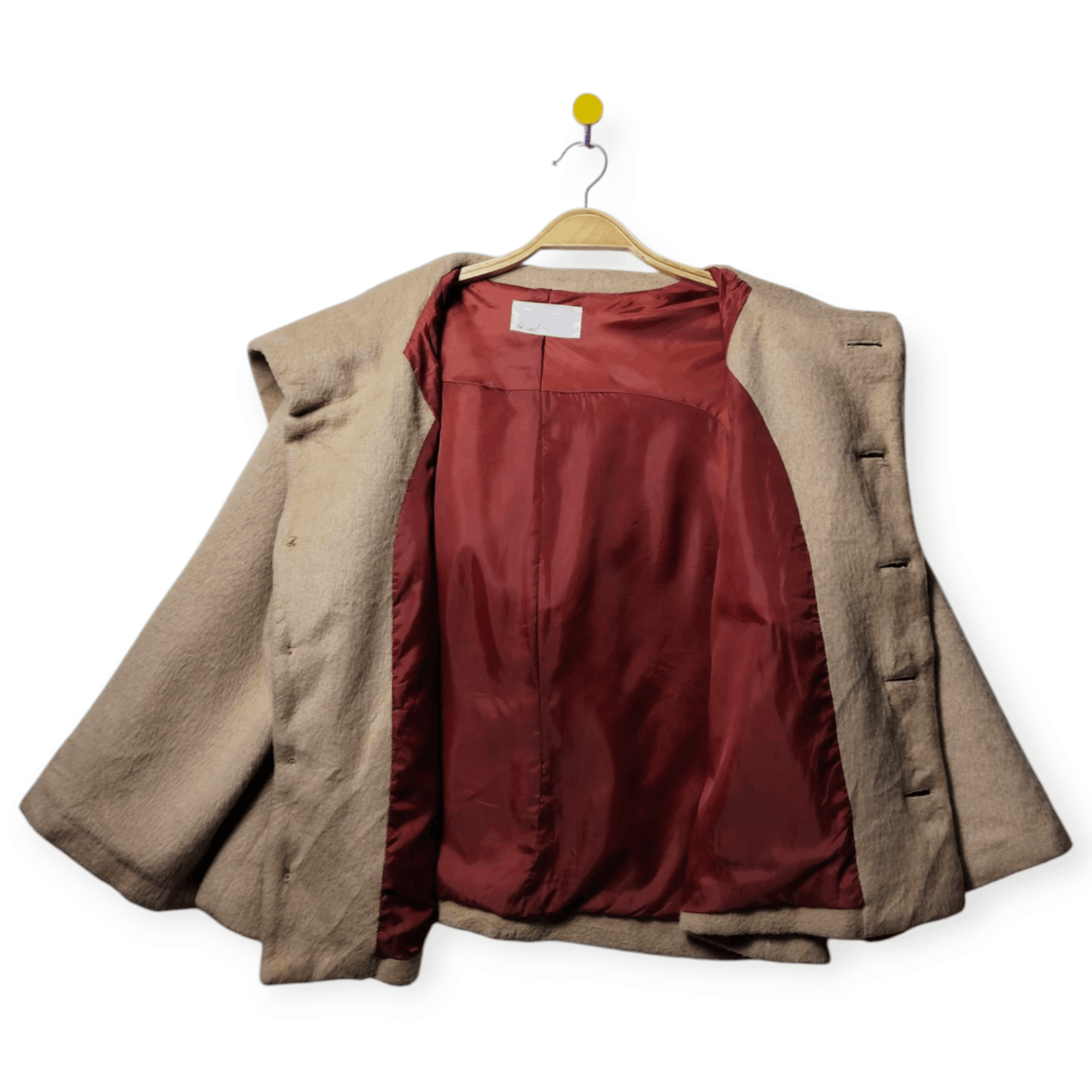 Issey Miyake Ne-net Issey Miyake Wool Cropped Hoodie Jacket - 0017 Size US M / EU 48-50 / 2 - 5 Thumbnail