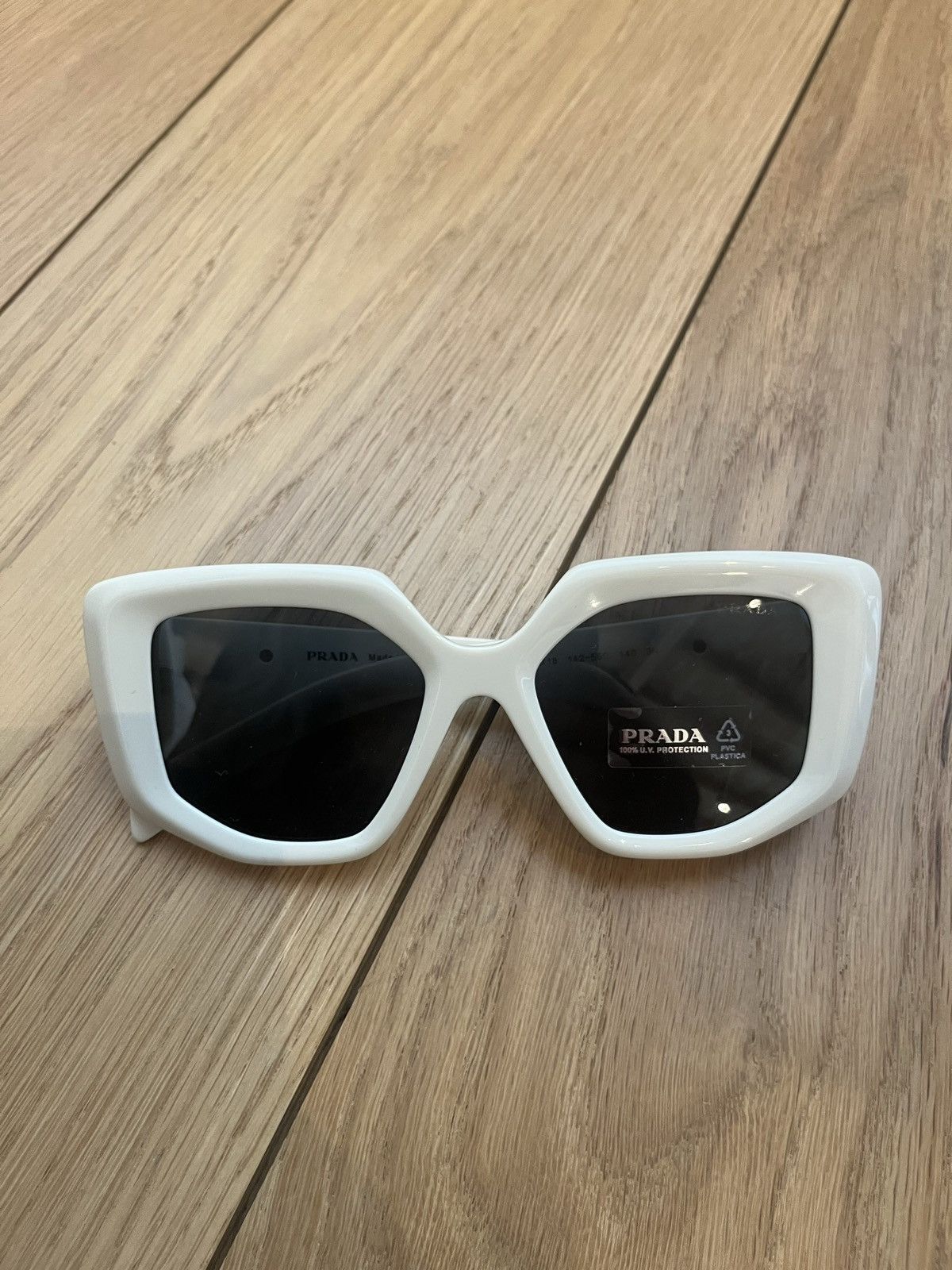 image of White Prada Sunglasses, Women's