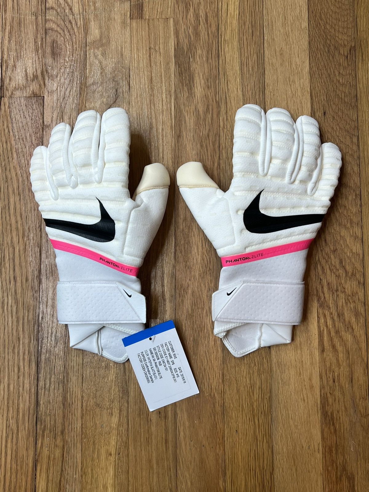 Nike Nike Phantom Elite Glove White Pink Blast Size 10 CN6724 101 Size ONE SIZE - 3 Thumbnail