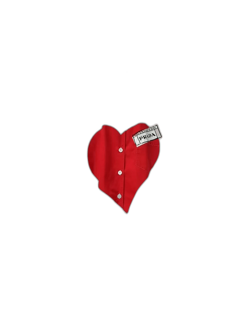 Prada Prada Heart Short Sleeve Shirt Size US S / EU 44-46 / 1 - 1 Thumbnail