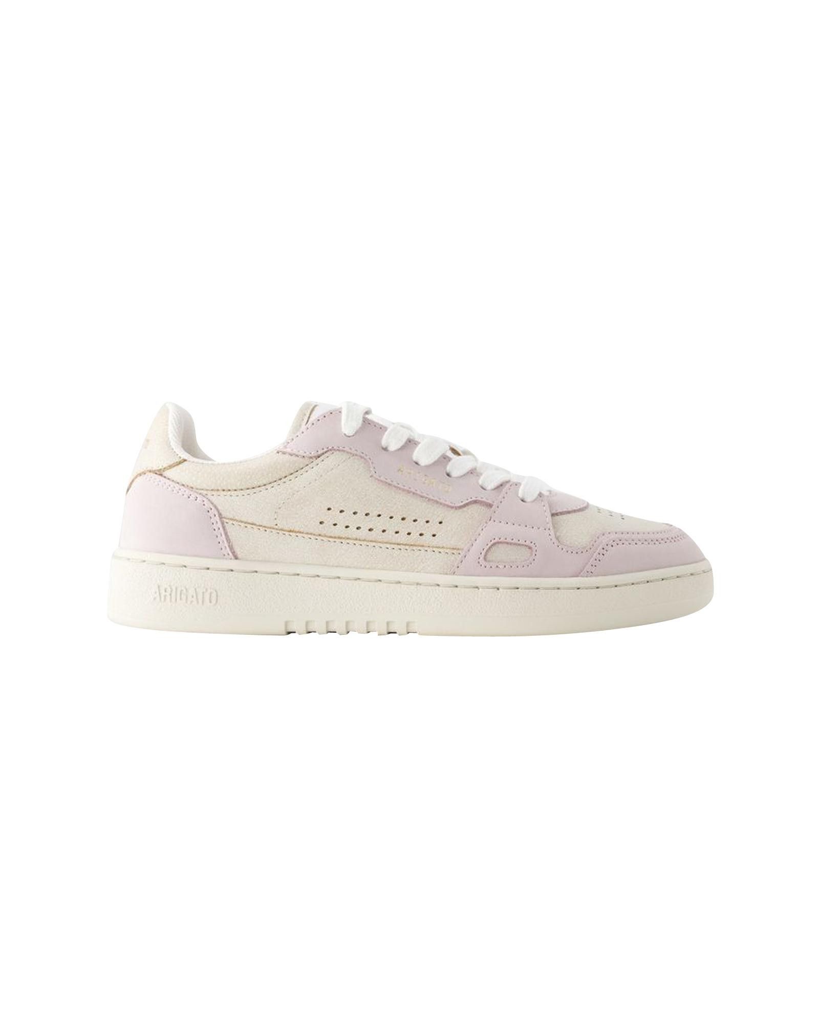 image of Axel Arigato Smooth Leather Sneakers With Rubber Sole in Beige, Women's (Size 8)