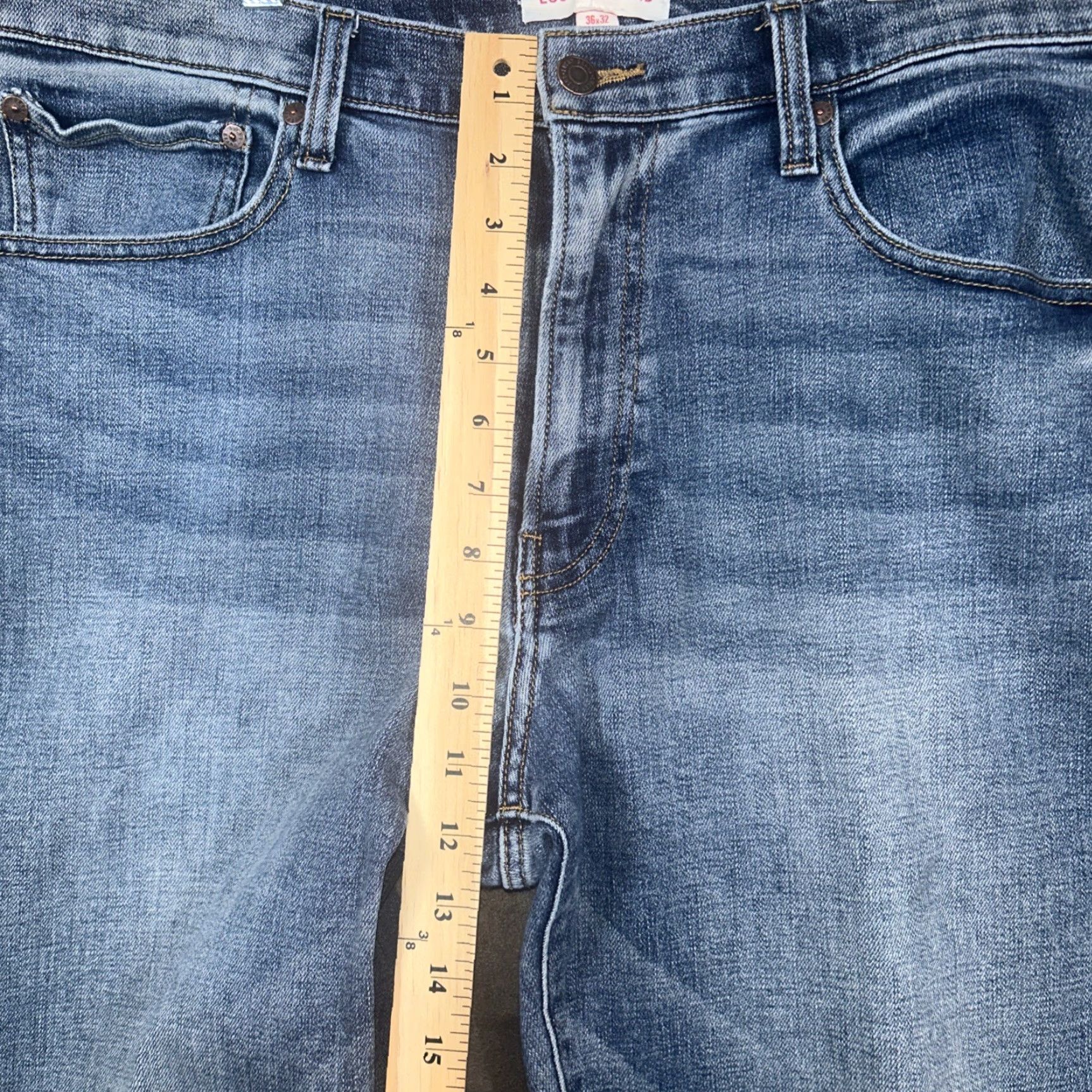 Lucky Brand Lucky Brand Jeans 223 Straight Denim Jeans 36 x 32 Regular Blue Mens Vintage No Stretch Size US 36 / EU 52 - 6 Thumbnail