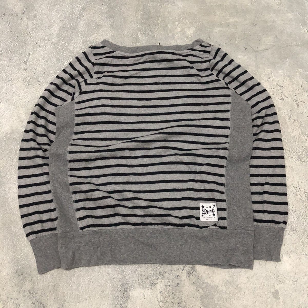 Hysteric Glamour X-girl Striped Sweatshirt Size US XS / EU 42 / 0 - 2 Thumbnail